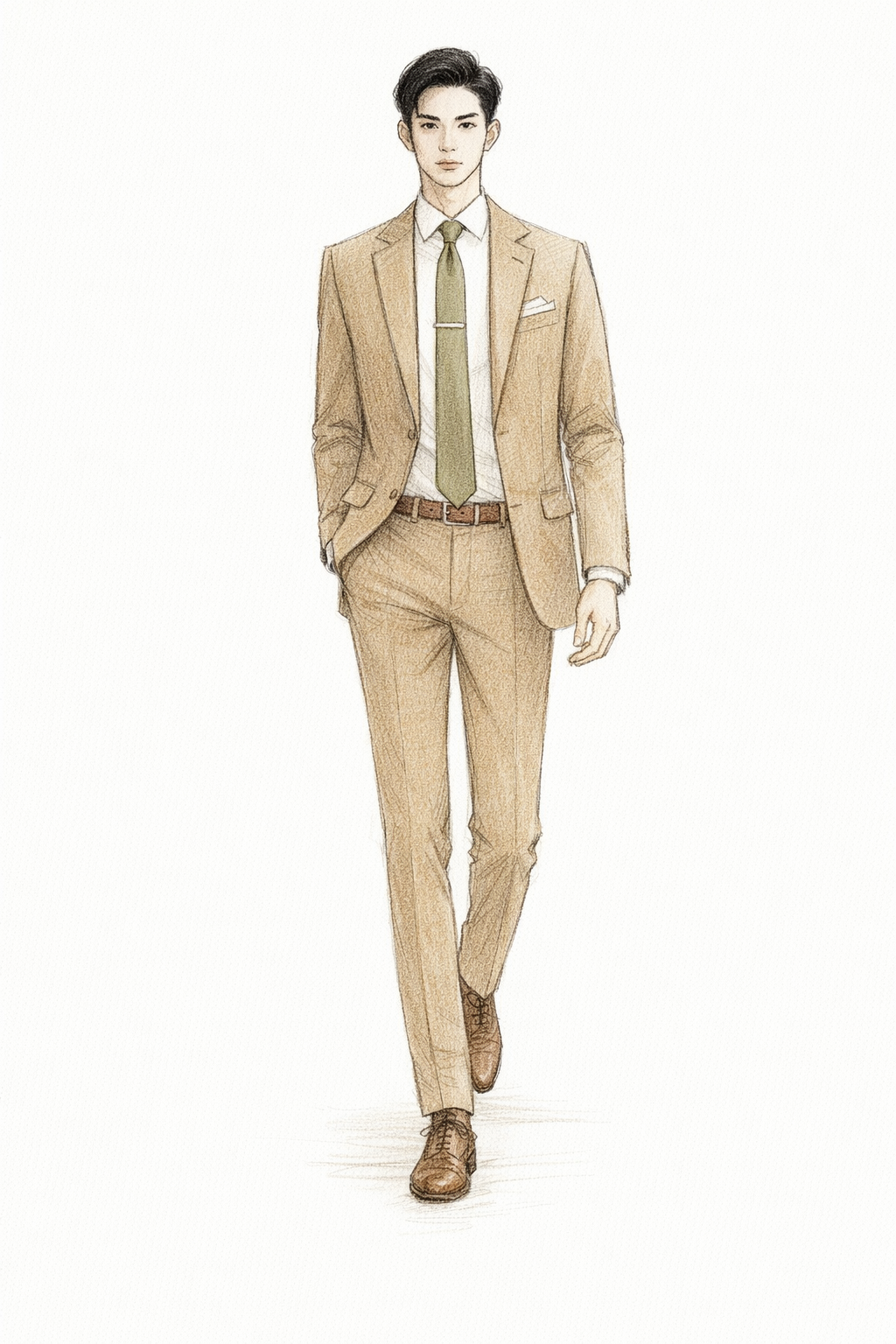 經典燕麥色人字紋西裝套裝 | 商務休閒兩相宜 | 展現專業品味 | 設計專業制服 | 團體制服 2