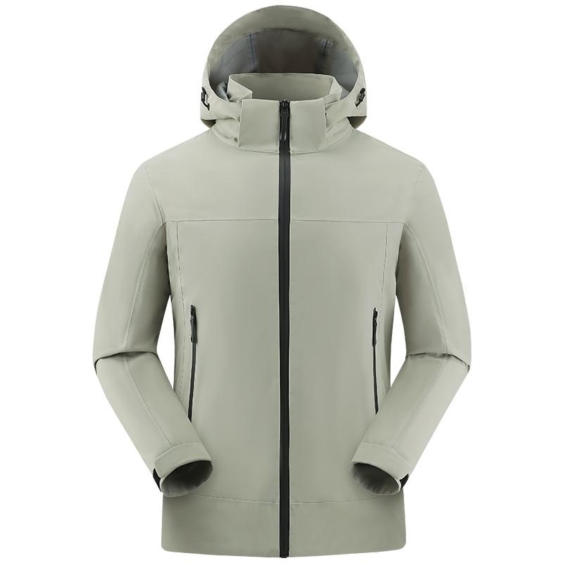 香港制服訂造：專業級戶外硬殼防風潑水連帽褸 - 輕便耐用，全天候防護