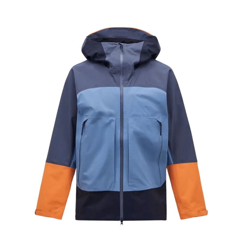 專業三色拼接防風防水軟殼二合一外套 – 戶外工程團隊制服首選