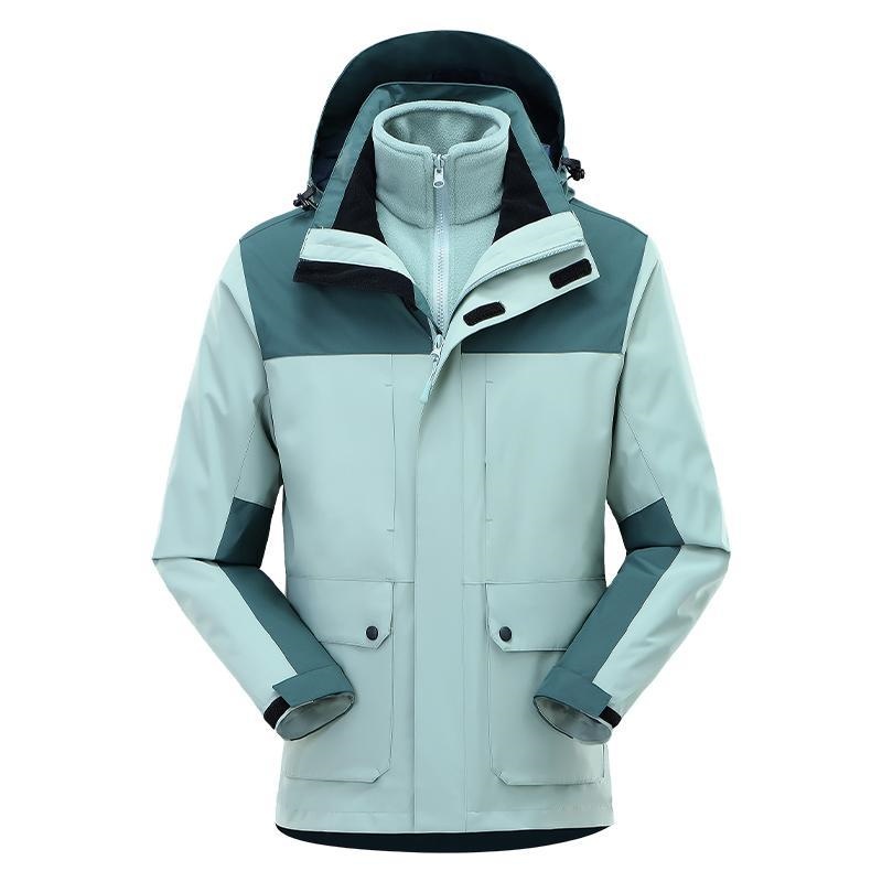 專業三合一防風防水兩件套衝鋒衣 – 香港戶外工作及團隊制服首選