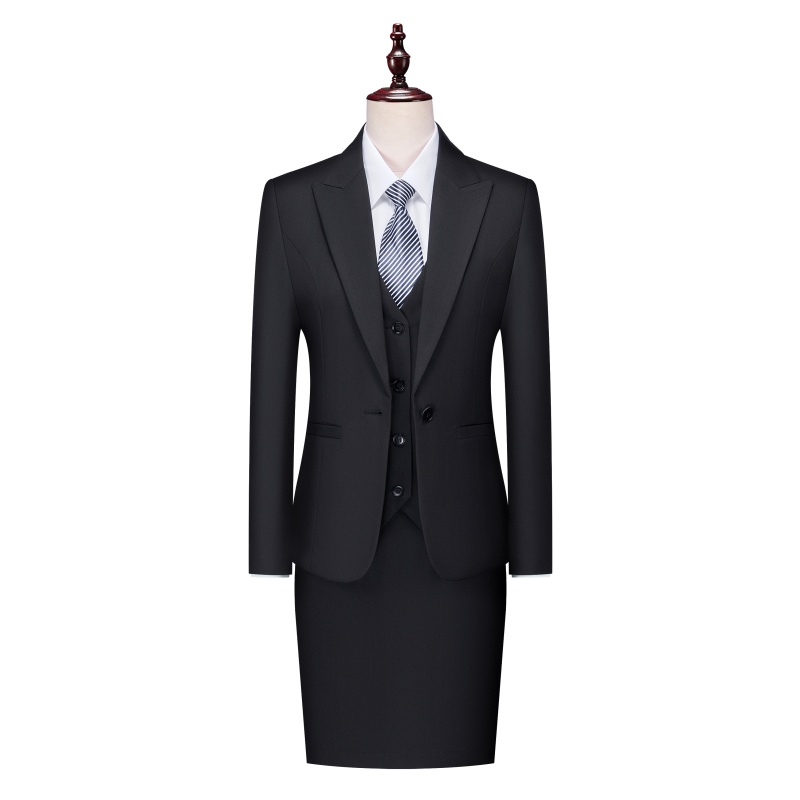 優雅修身抗皺女士西裝套裝：專業職場，自信展現 - iGift 香港女士服裝