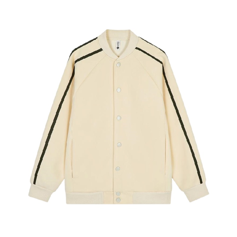 Custom Japanese Minimalist Color-Block Baseball-Style Windbreaker - Comfortable Casual Corporate & Team Jacket