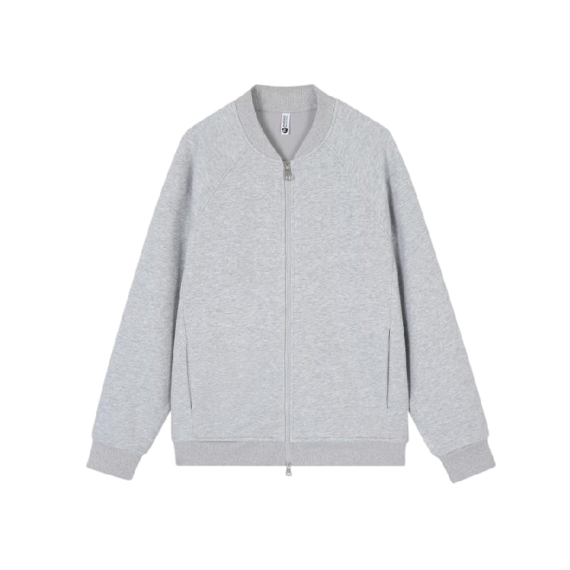 Hong Kong Premium Cotton Zip Casual Windbreaker — Custom Comfortable Versatile Team Jacket