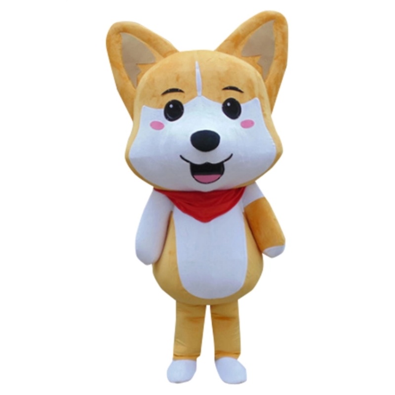 可愛柴犬造型人偶服訂造 活潑吉祥物公仔服 適用於商場宣傳及品牌推廣