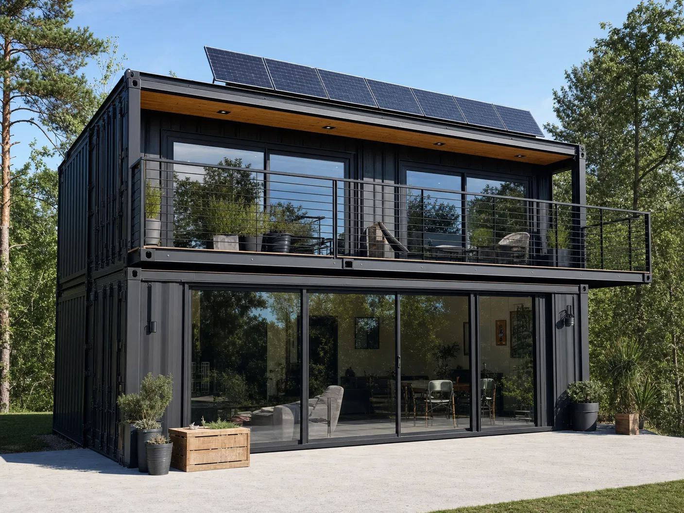 Two-Story Container Home