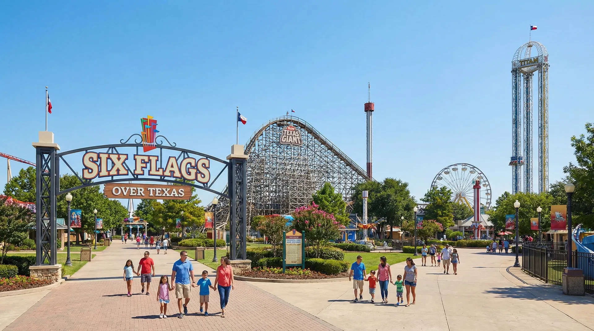 Six Flags Over Texas - Theme Park