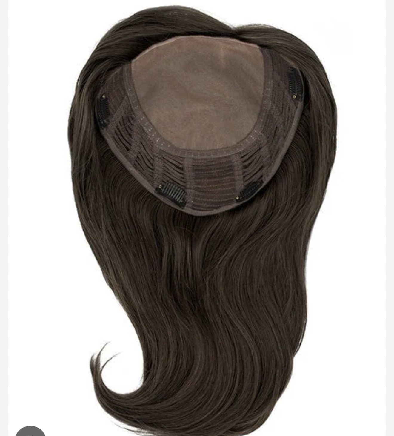 Toppers mainly human hair discovers part of your hair that may be missing