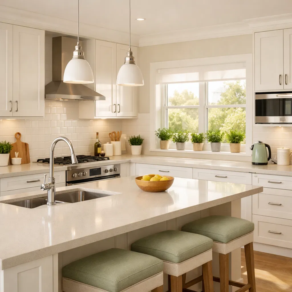 Spotlessly clean Melbourne kitchen