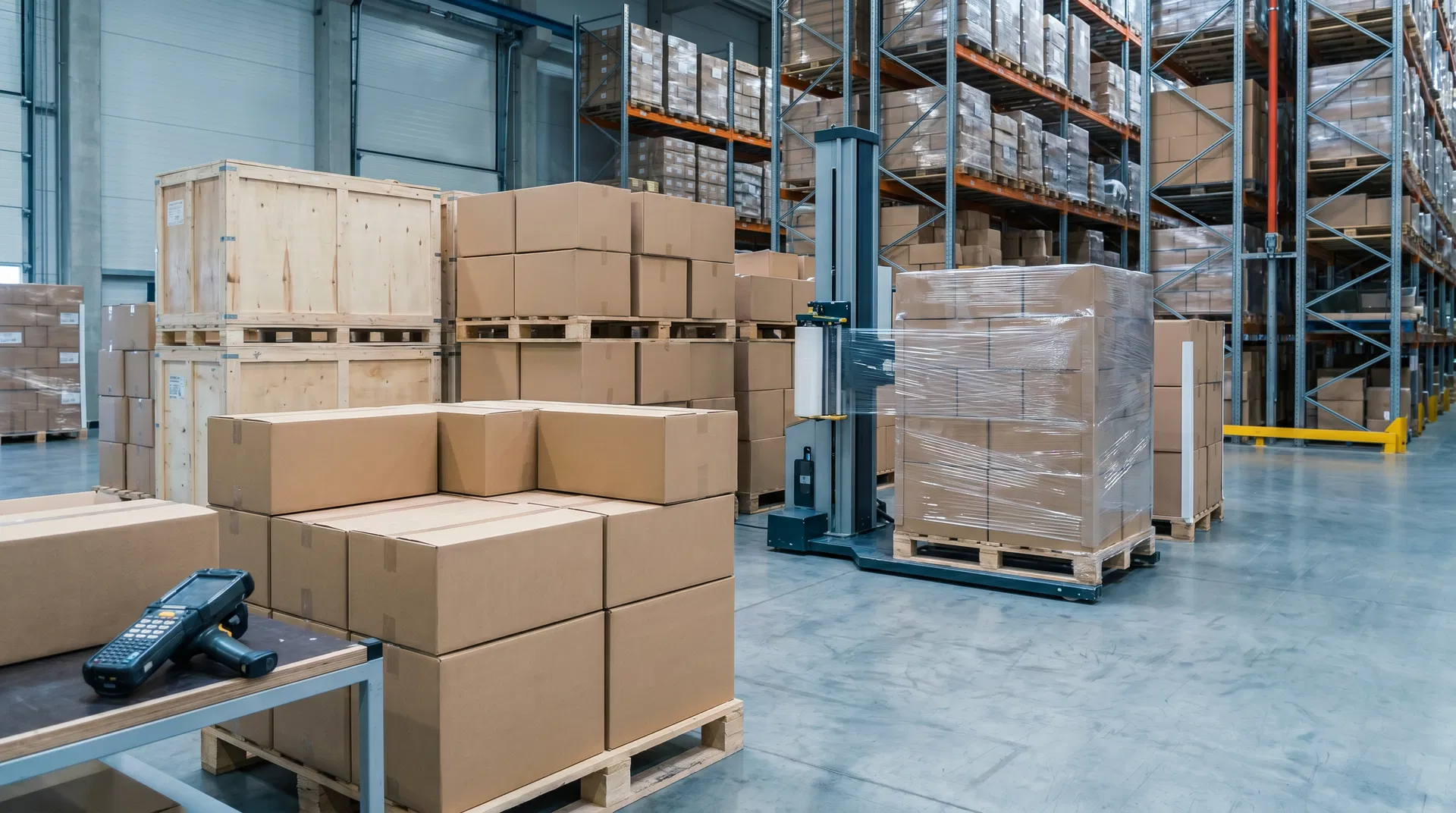Entrepôt logistique pour flux éditoriaux