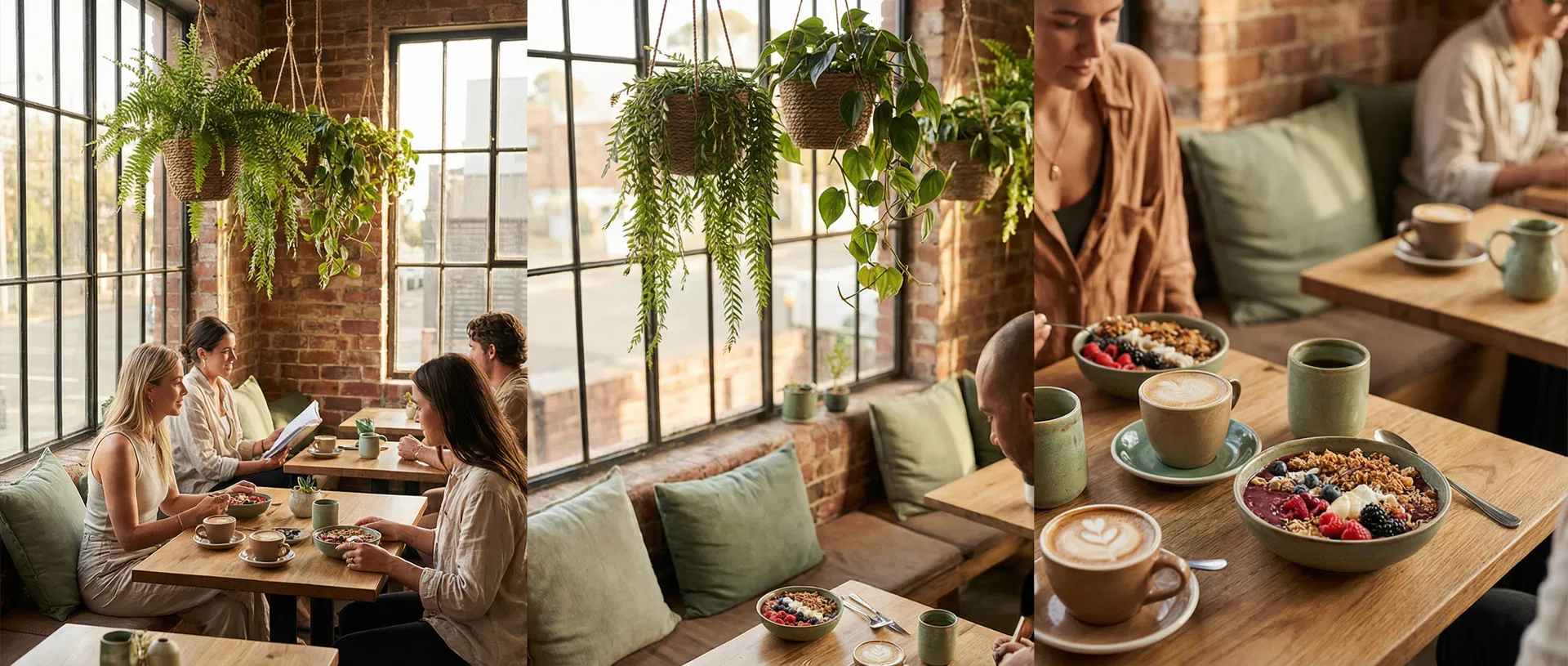 Modern café interior