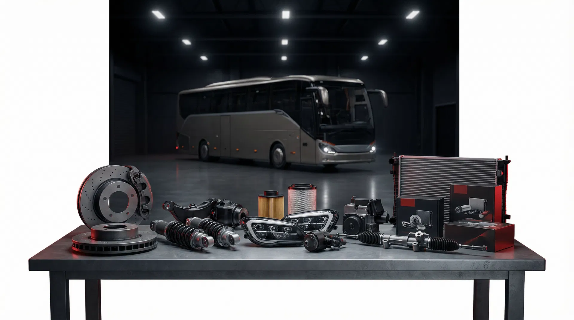 Bus Parts display