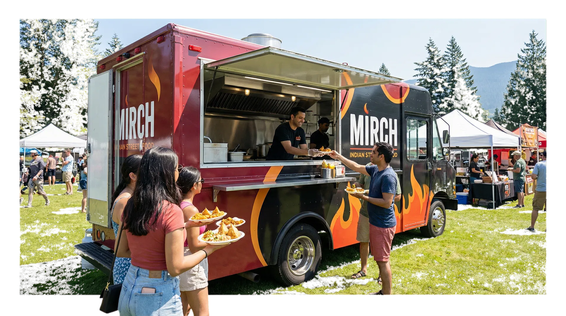 Mirch festival food truck concept
