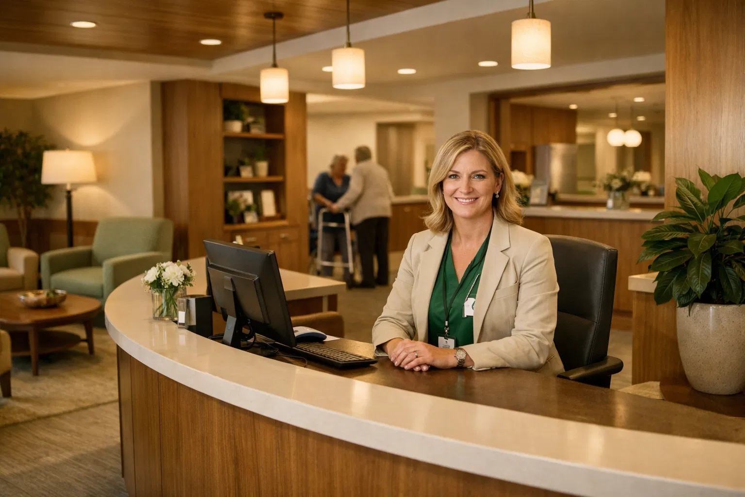 Modern assisted living facility