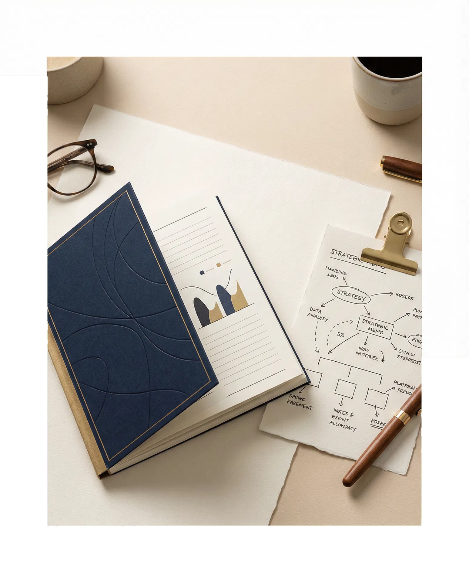 無料レポートを想起させるビジュアル