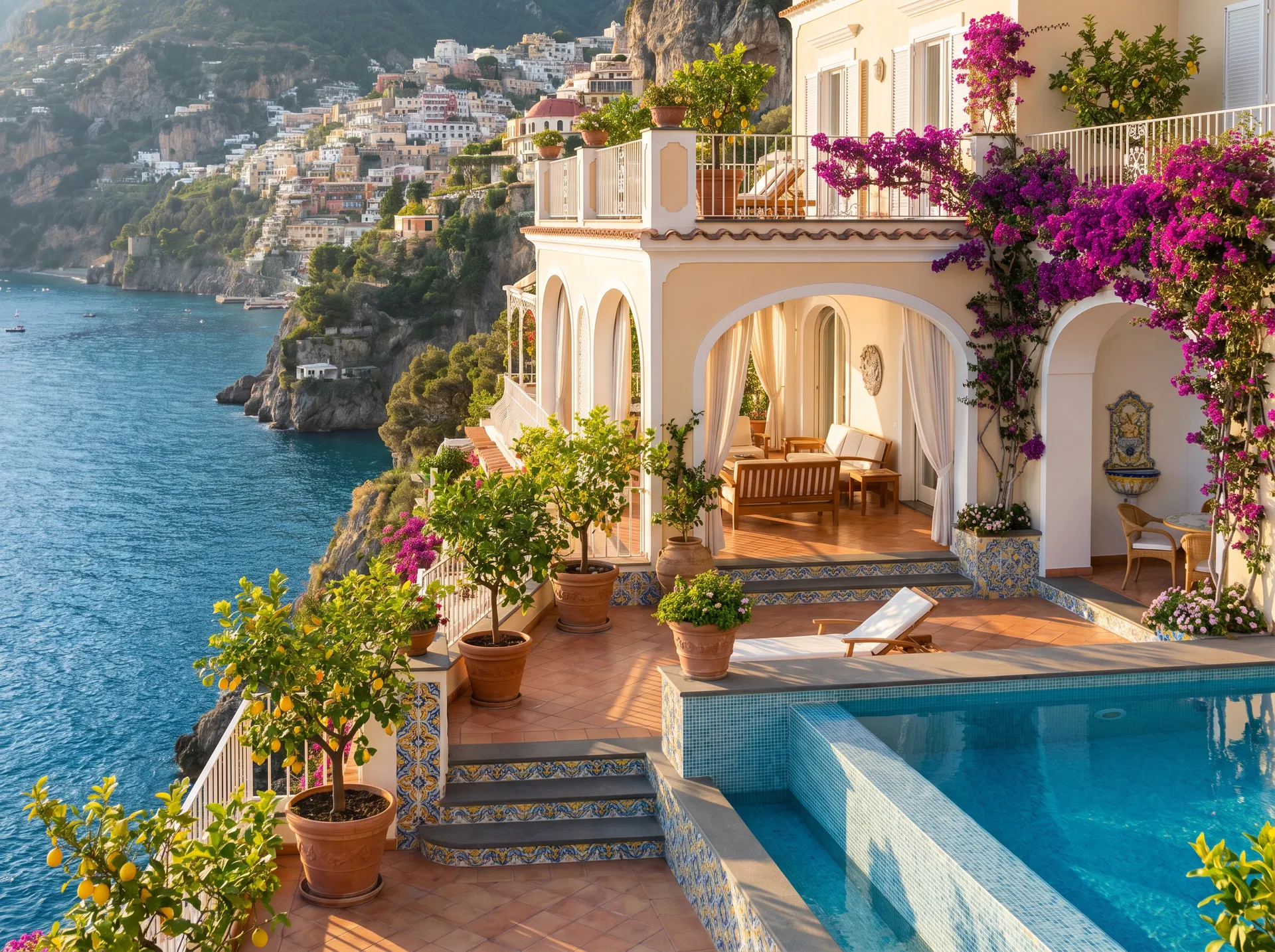 Cliffside Villa on the Amalfi Coast
