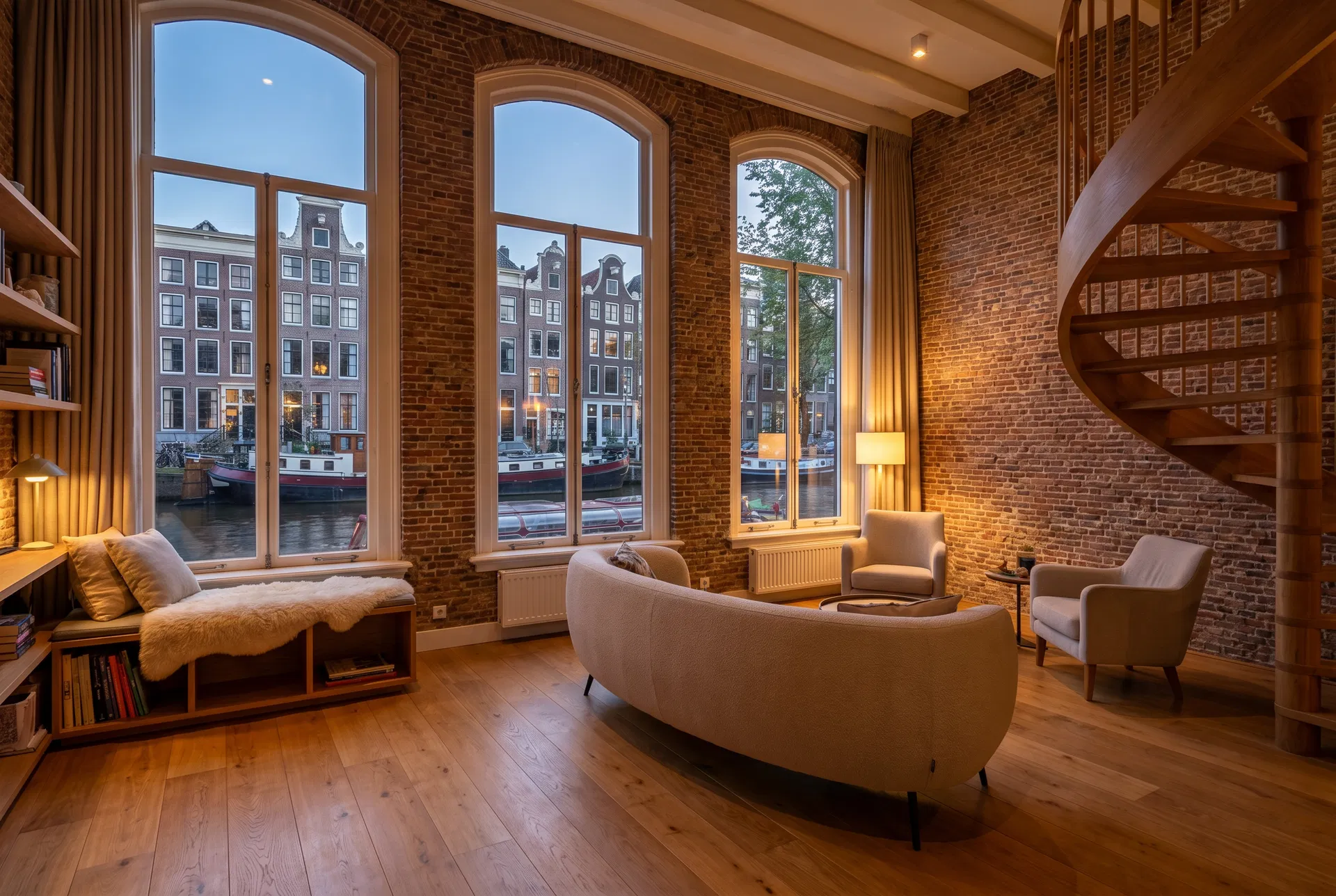 Historic Canal House with Designer Interior