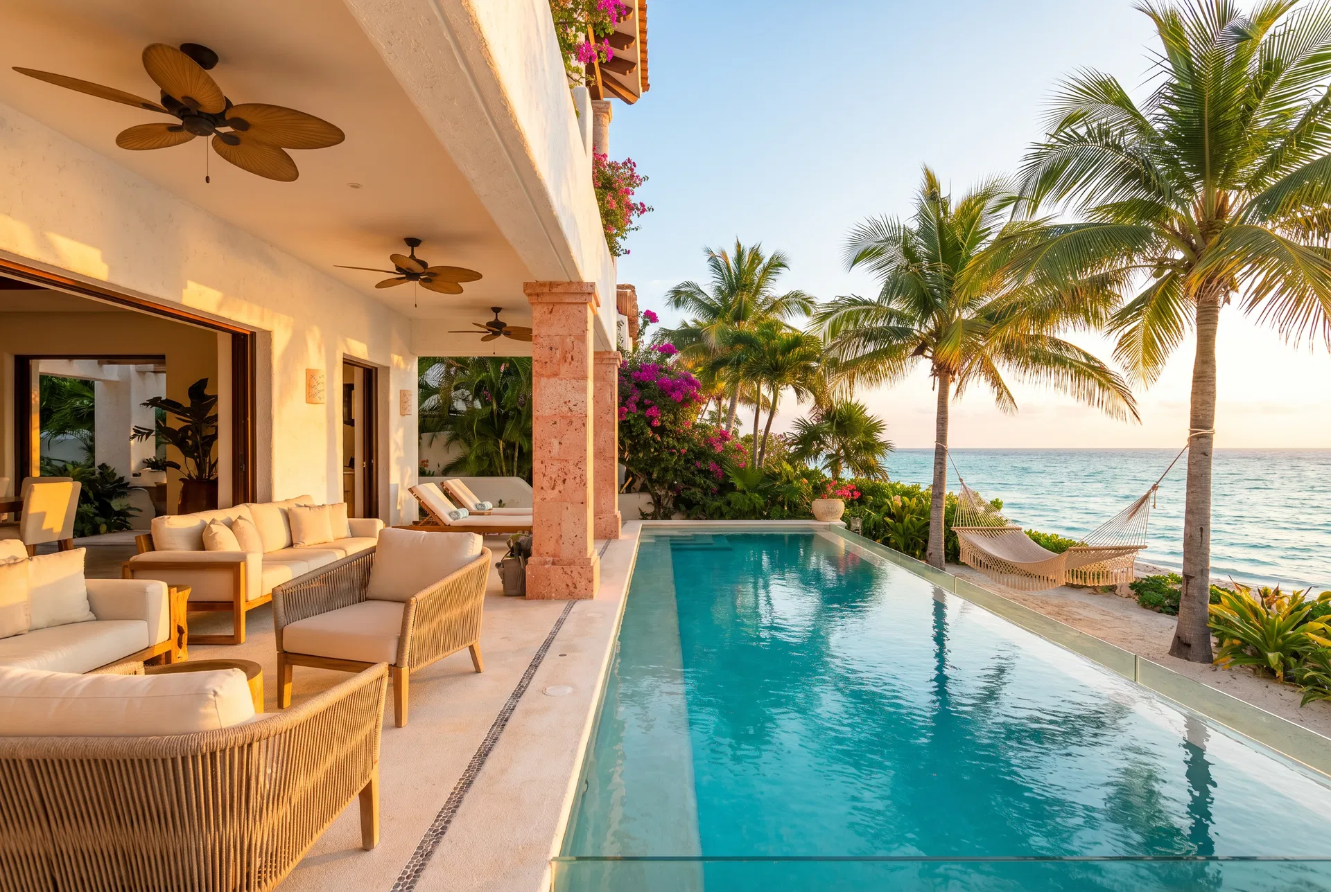 Caribbean Beachfront Resort Villa