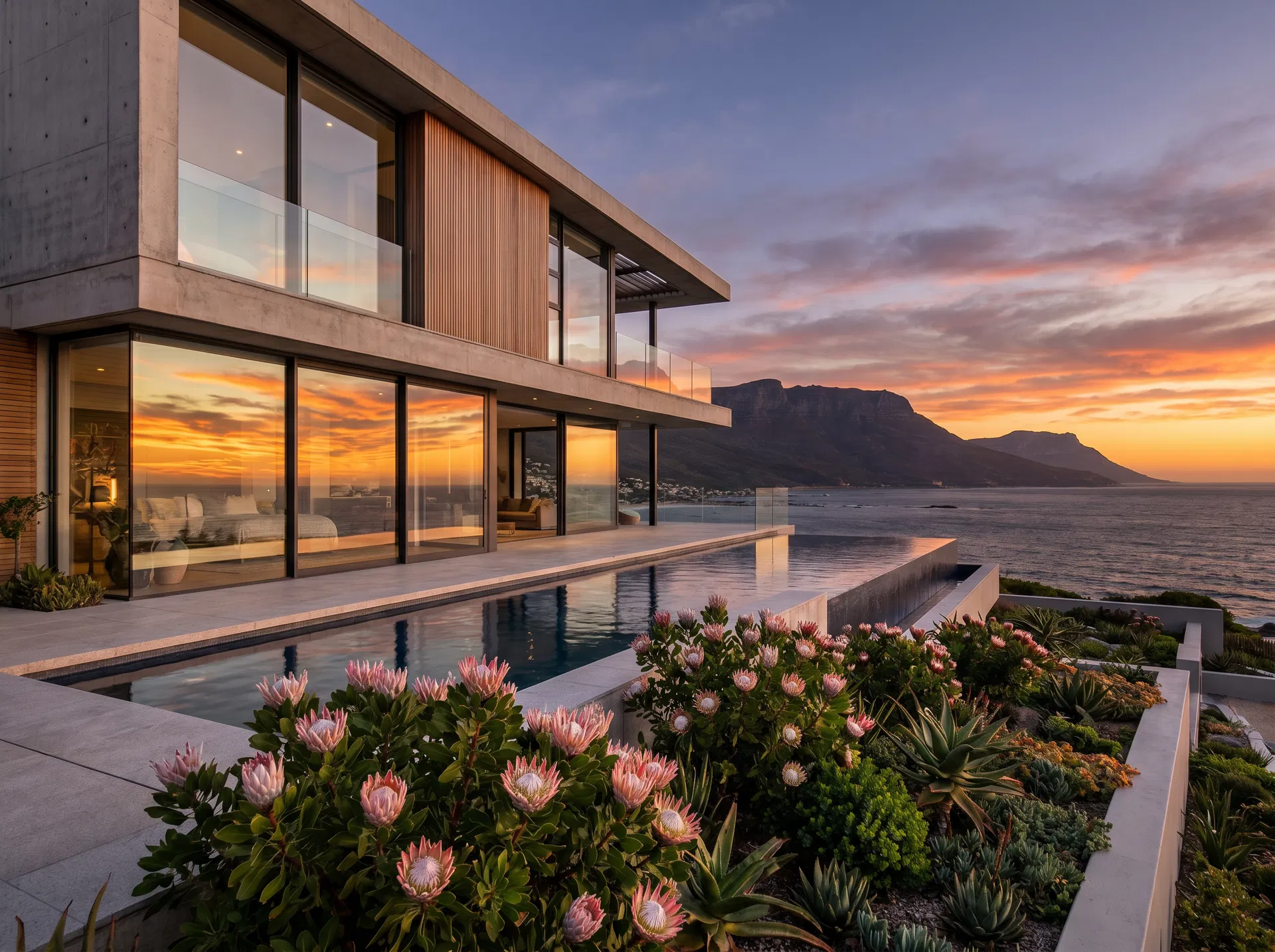 Modern Villa with Table Mountain Views