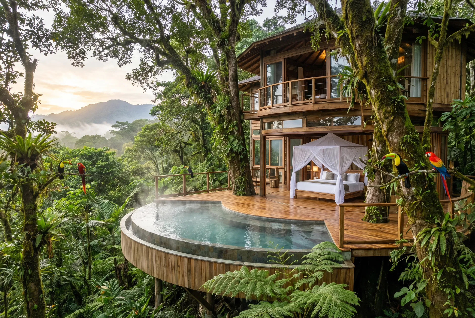 Rainforest Canopy Treehouse Retreat