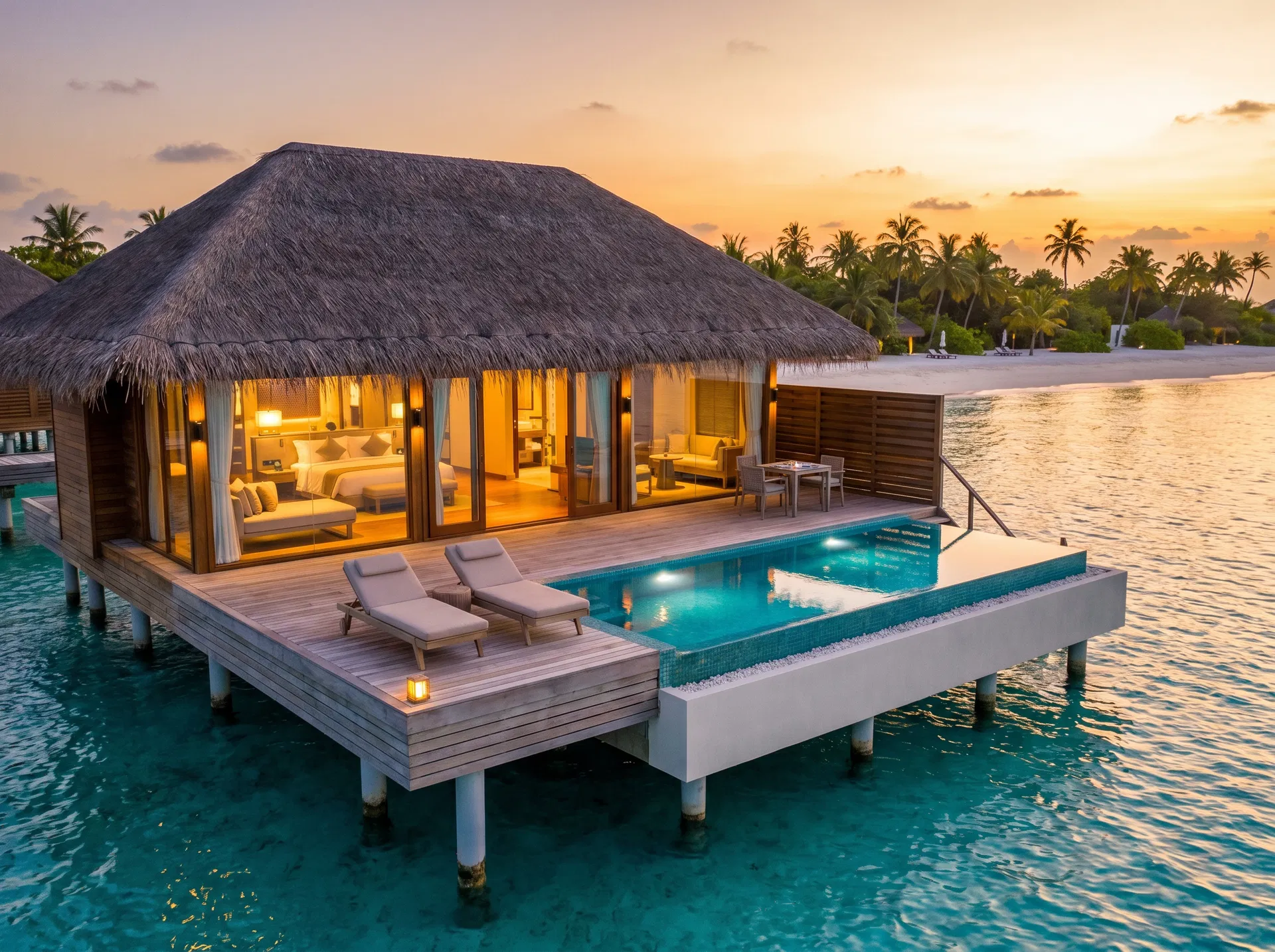 Overwater Bungalow in Crystal Lagoon