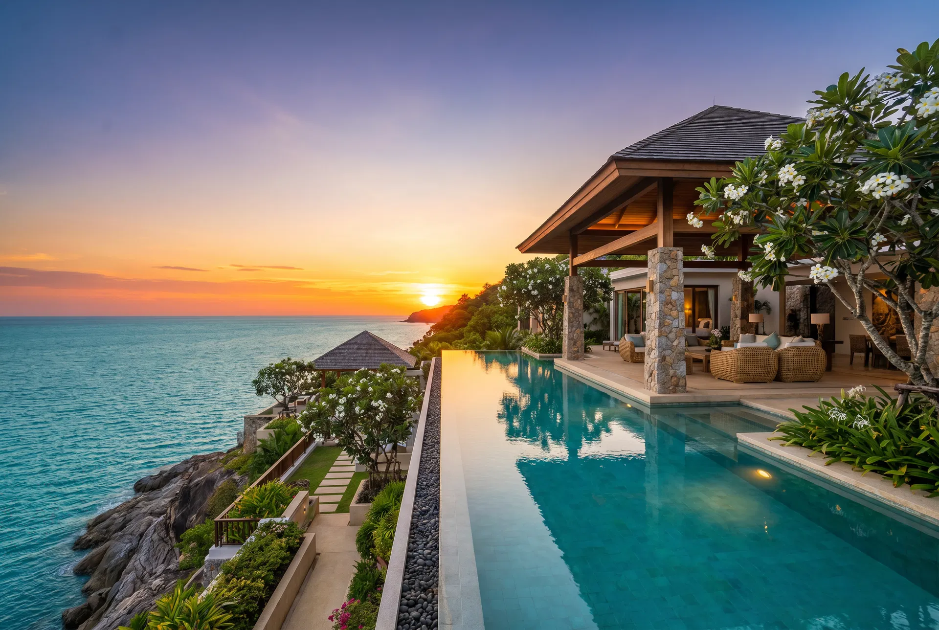 Clifftop Infinity Pool Villa in Phuket