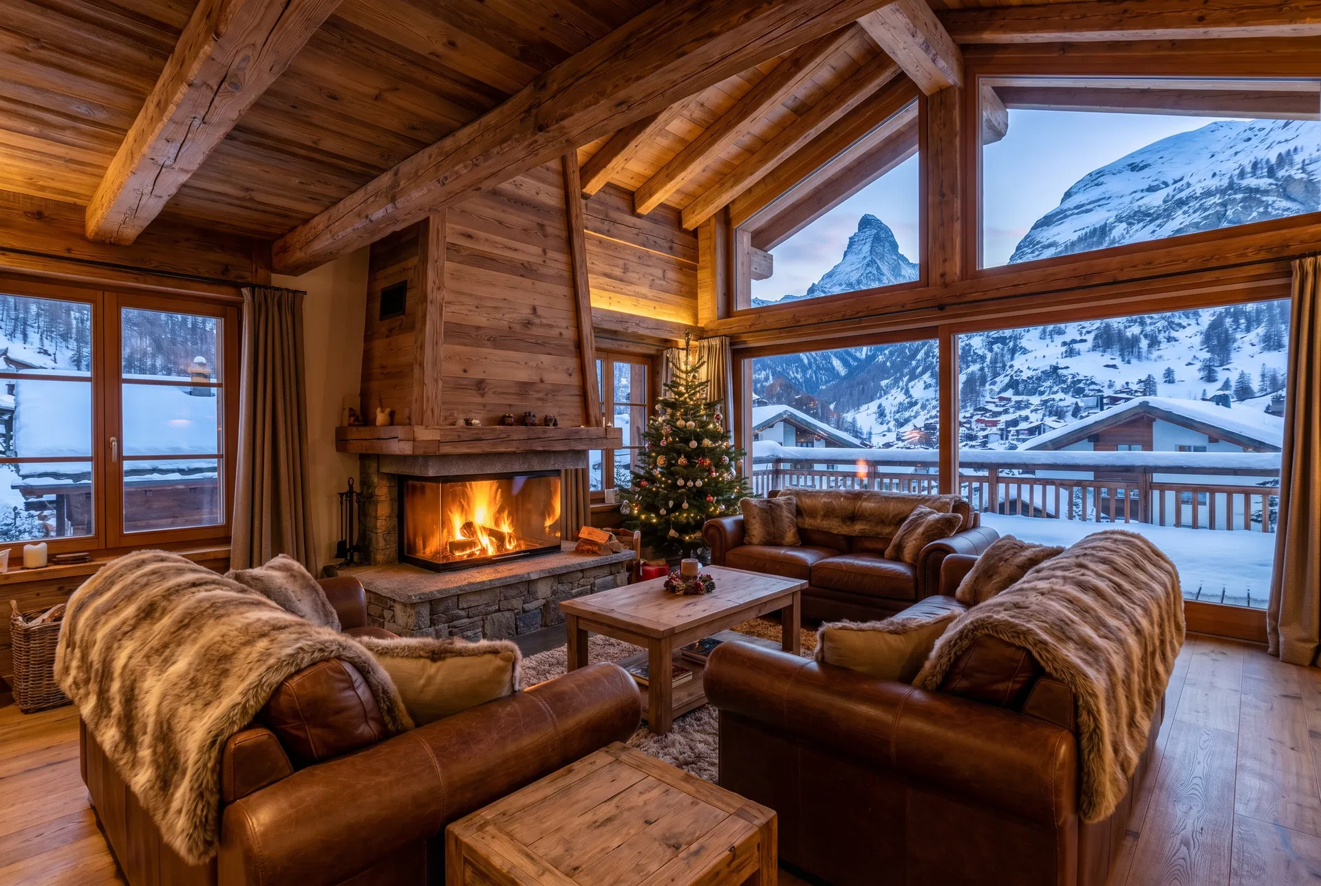 Alpine Chalet with Matterhorn Panorama
