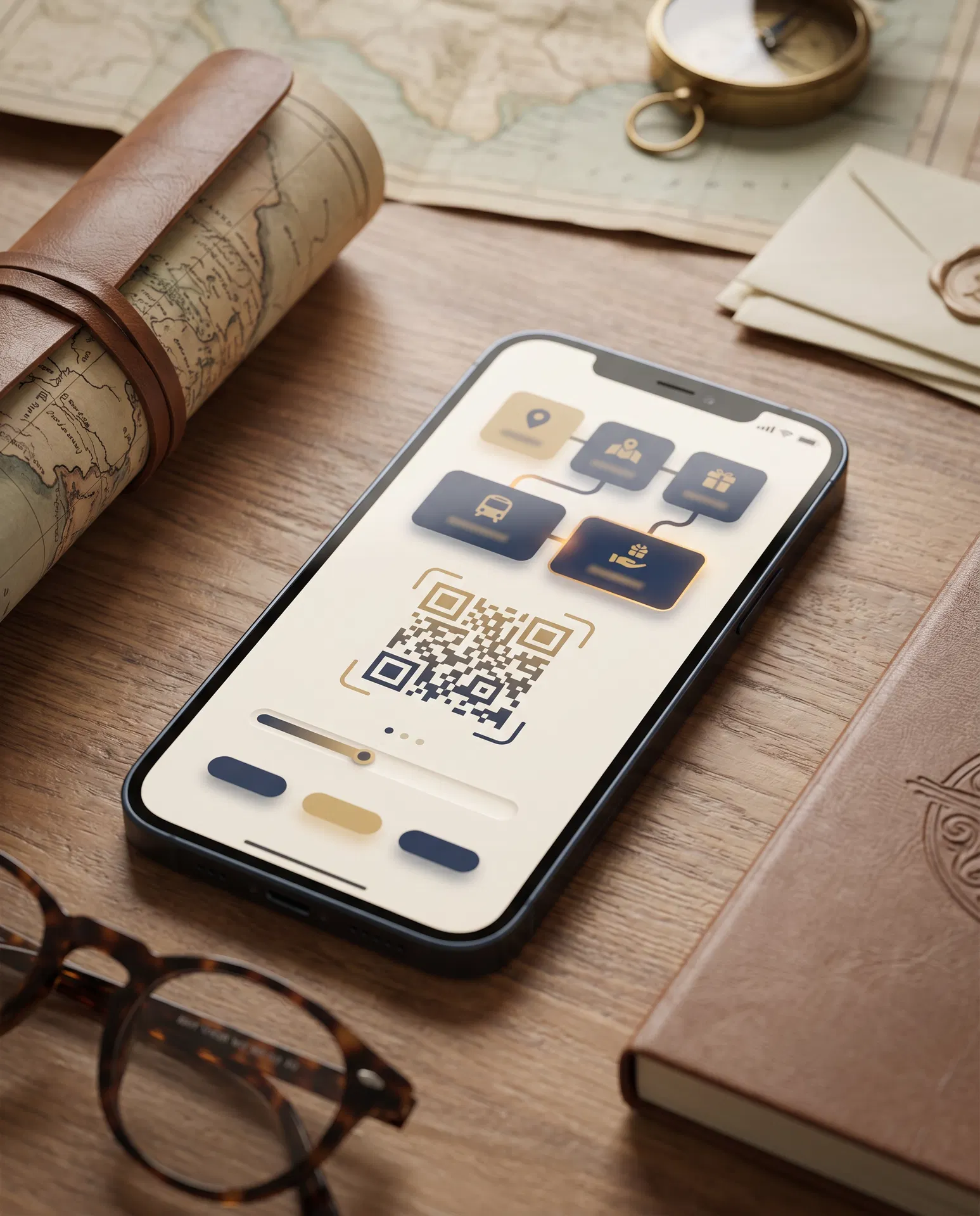 Visual del pase digital VenePass en un telefono movil