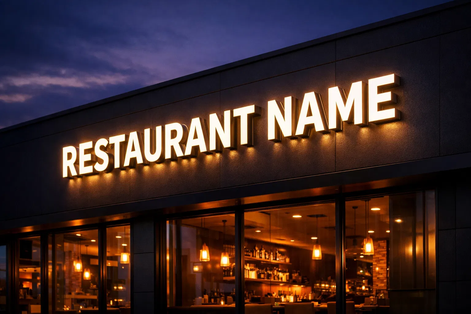 Custom channel letters fabrication Miami