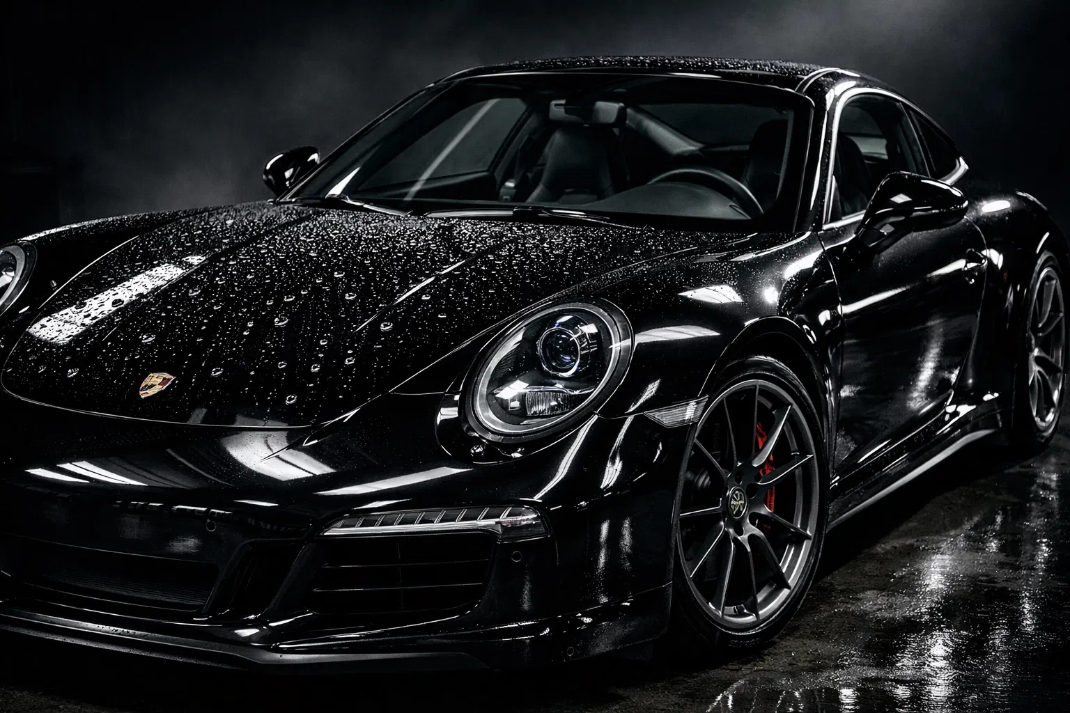 Black Porsche 911