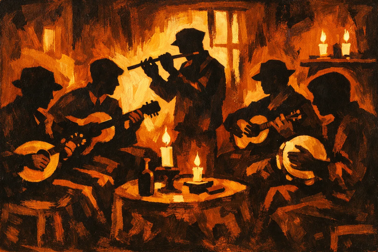 Roda de choro tradicional