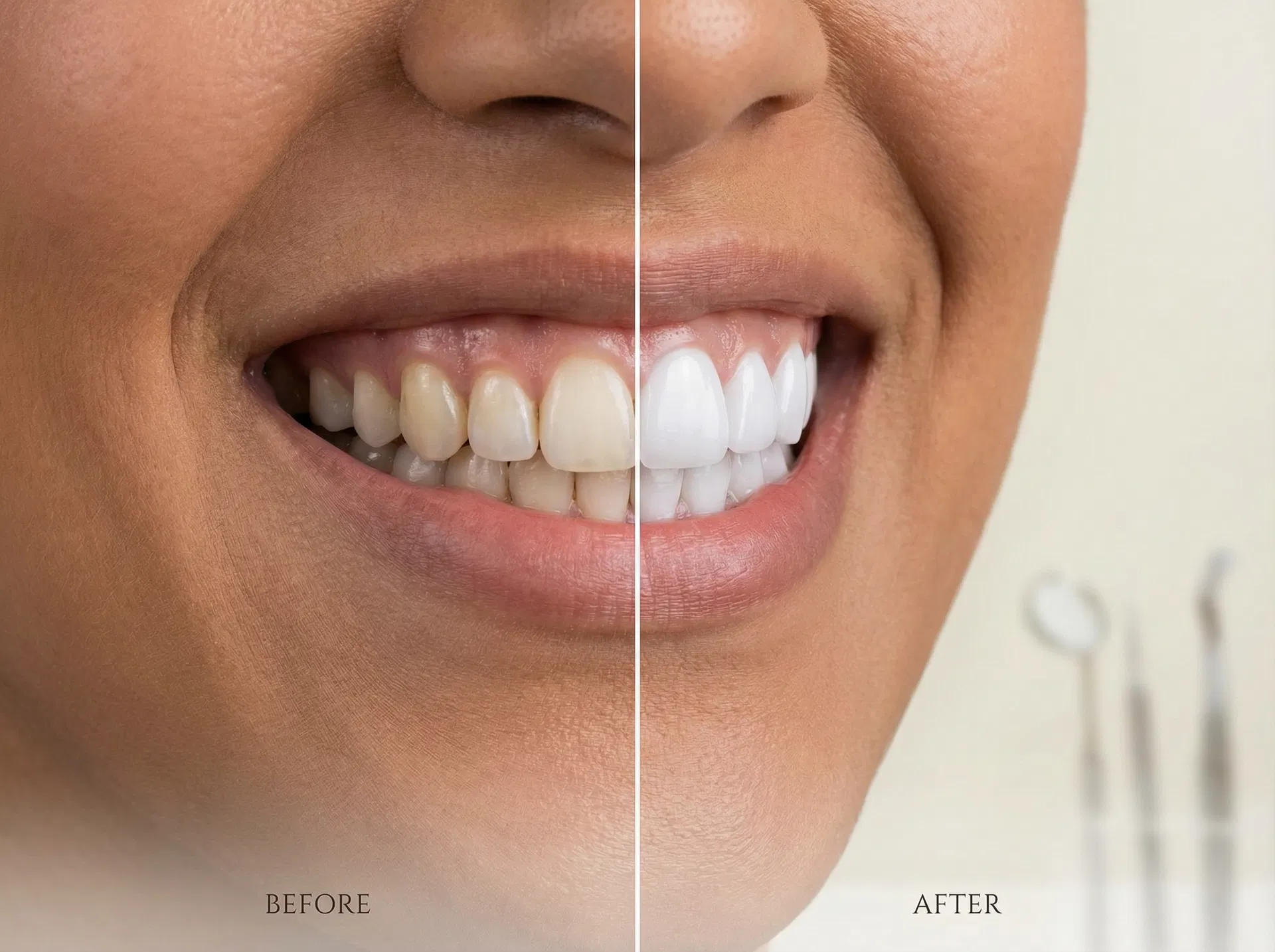 Smile transformation result