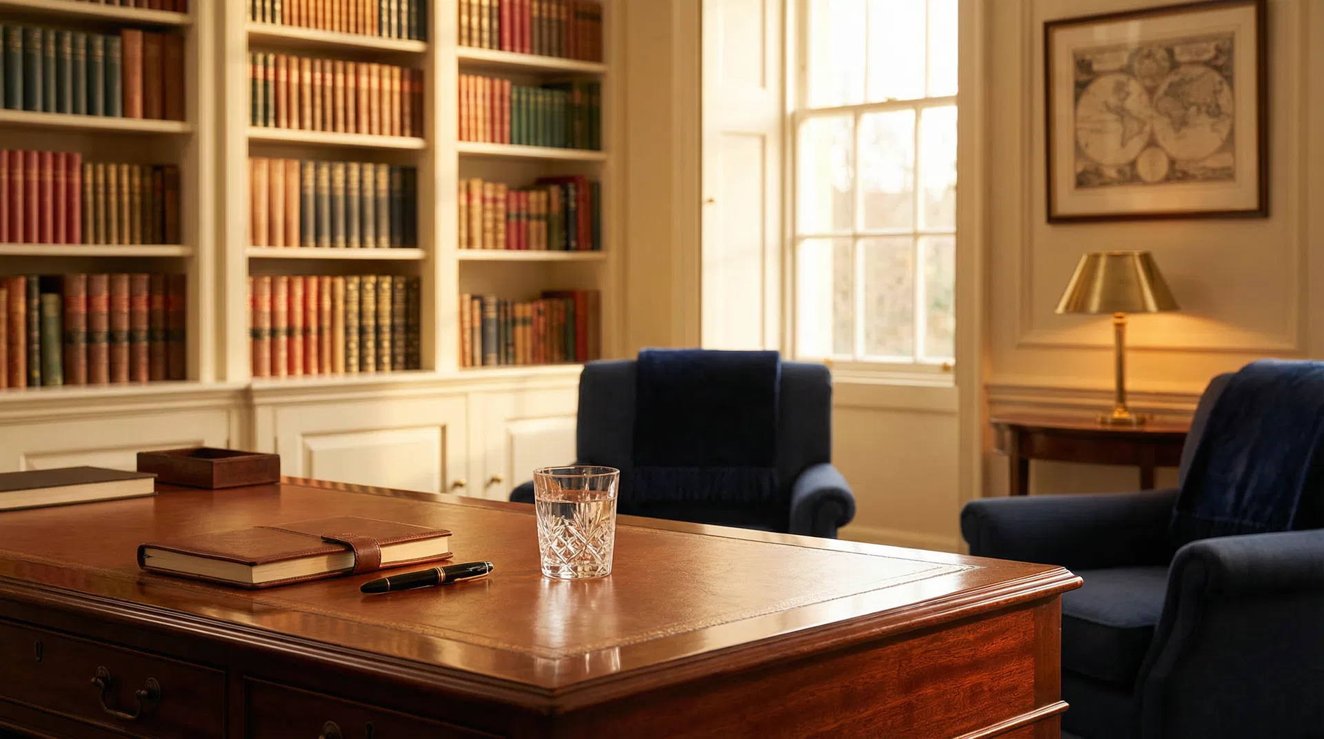 Private banking office interior