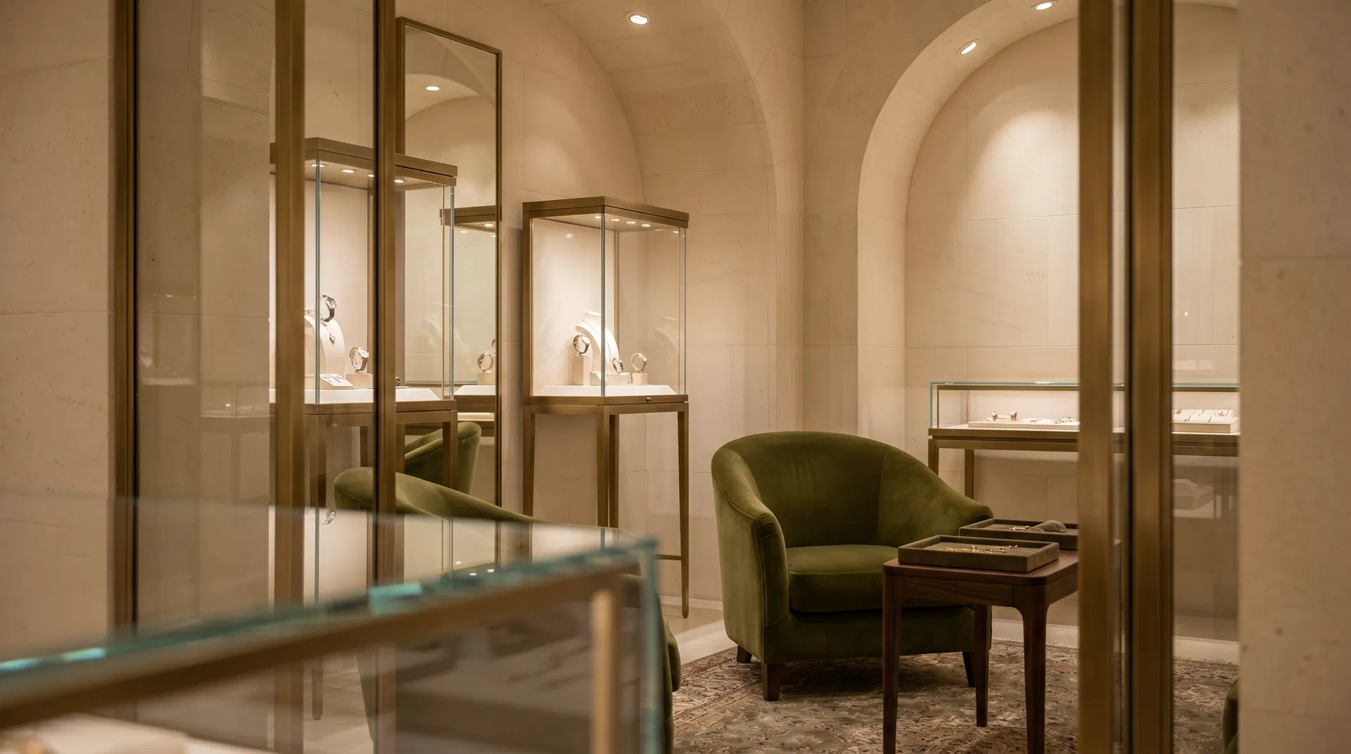 Luxury boutique interior