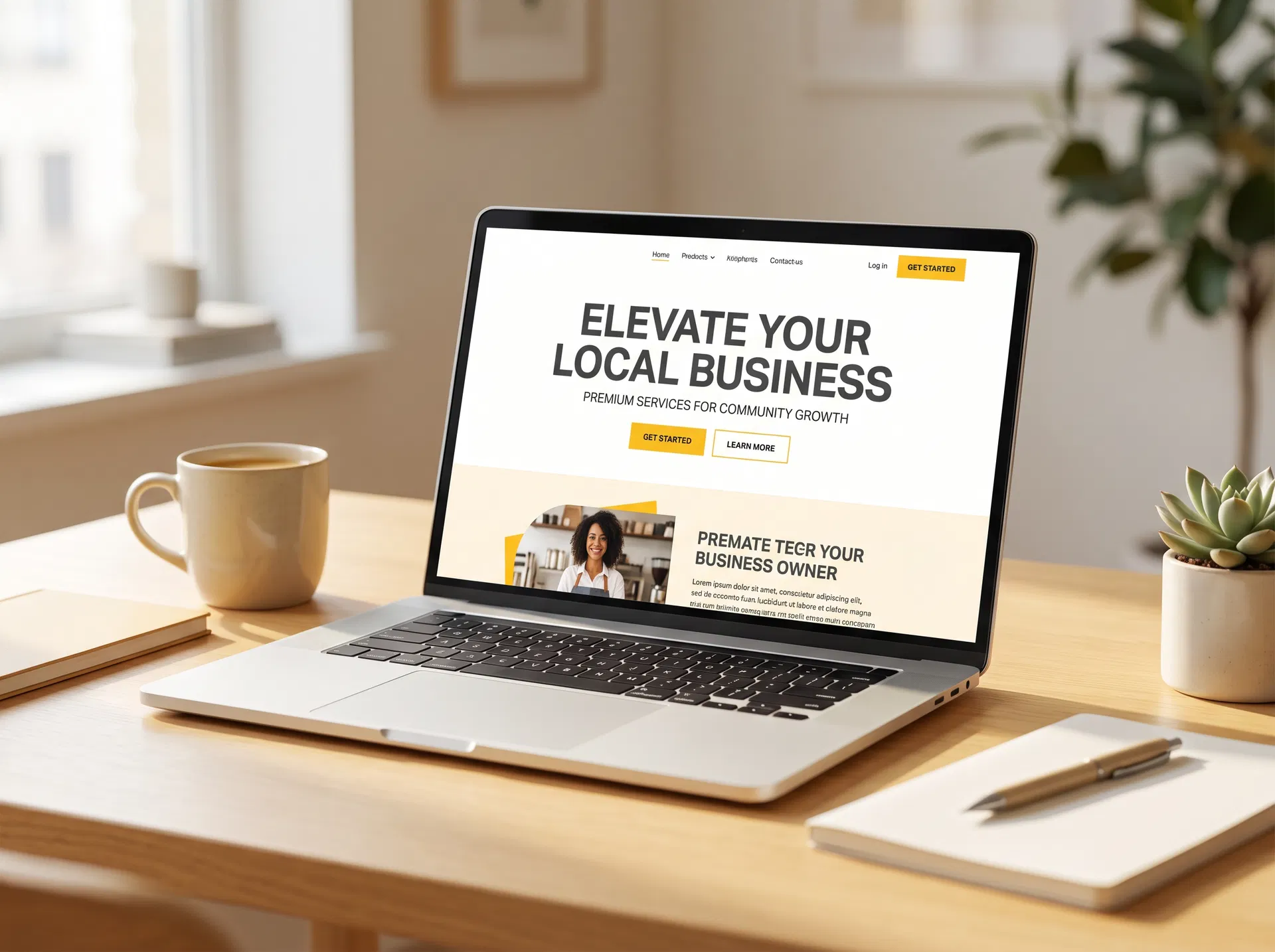 Professional website design for local businesses