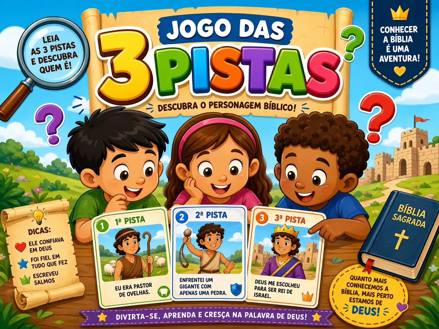 Jogo das 3 Pistas