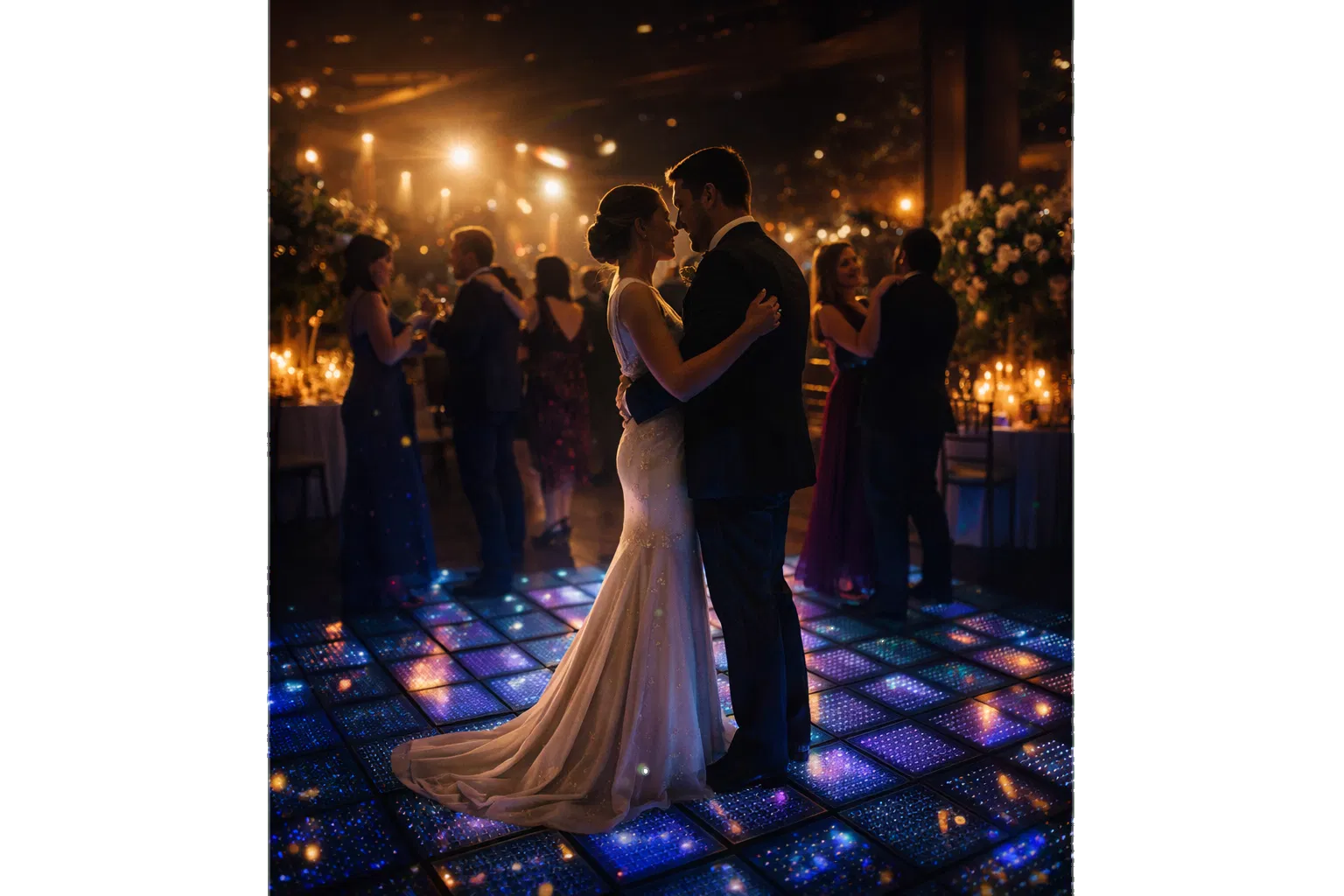 Wedding event with professional entertainment