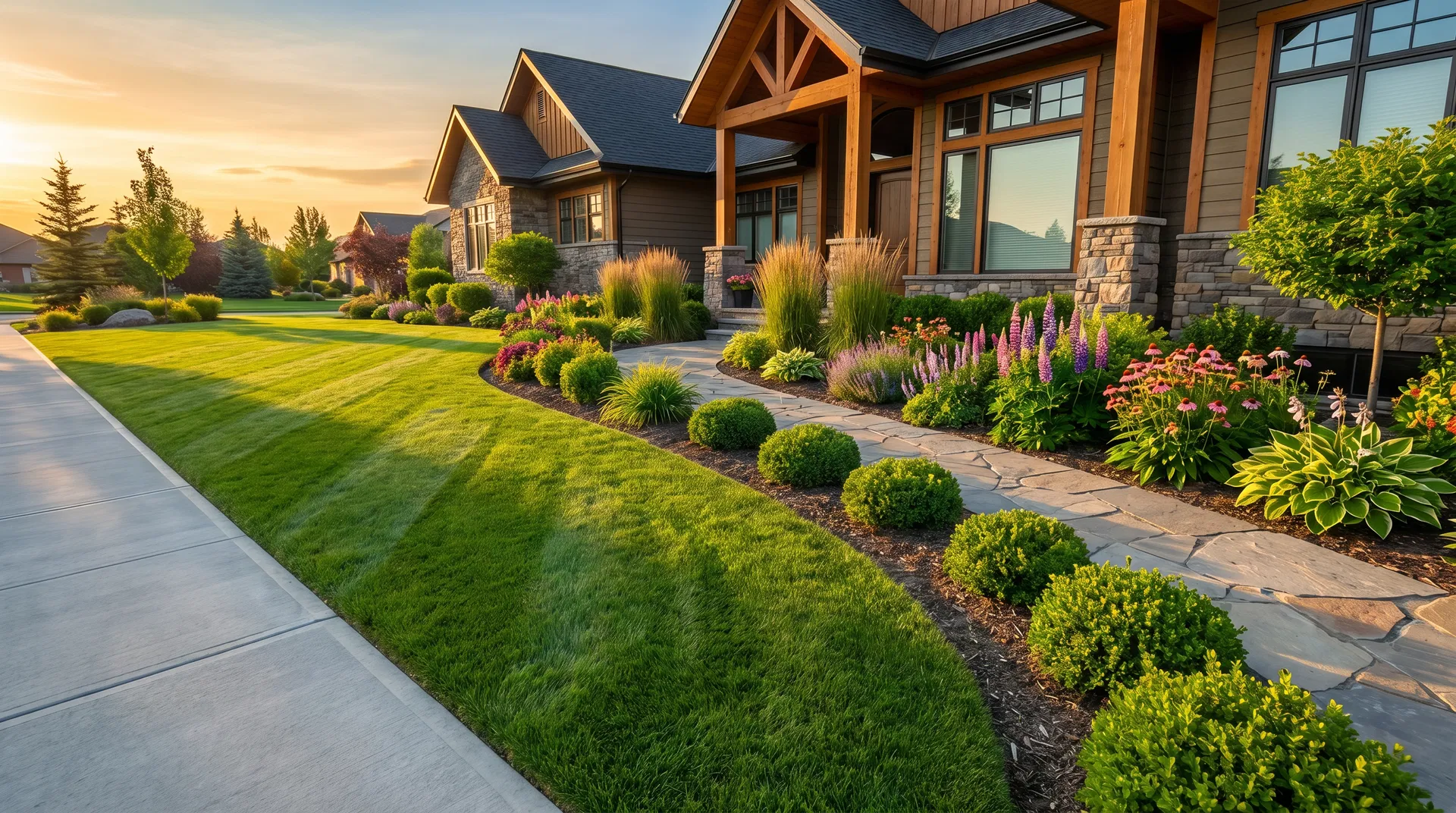 Professional landscaping in Fort Saskatchewan