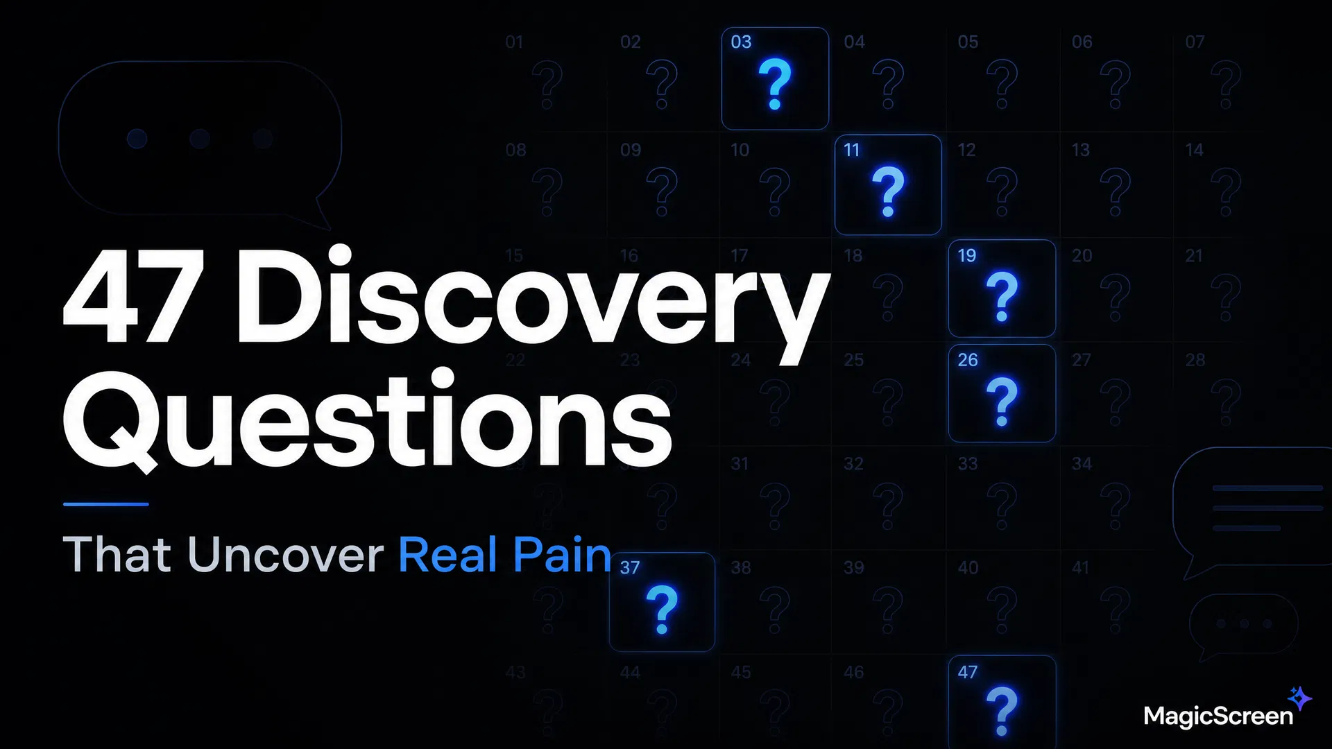 Discovery Questions That Actually Uncover Pain