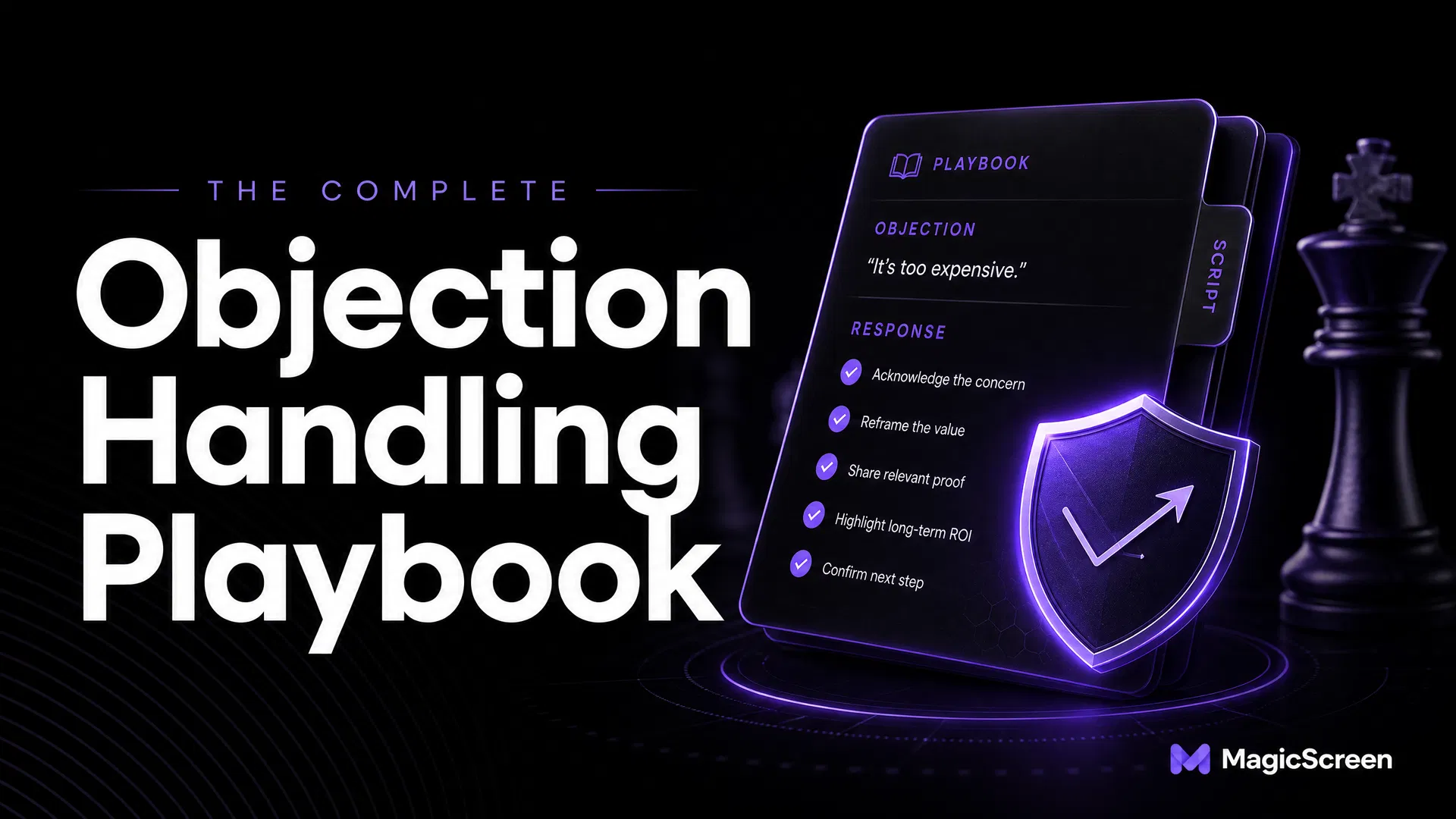 The Objection Handling Playbook: 12 Common Objections and Exactly What to Say | MagicScreen