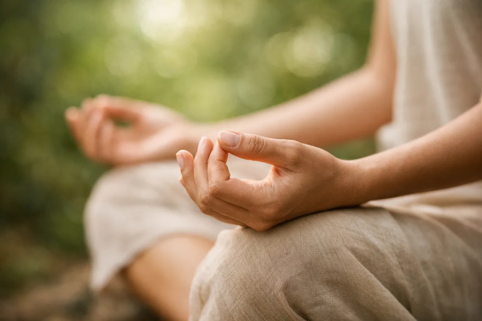 Prática de respiração consciente e mindfulness