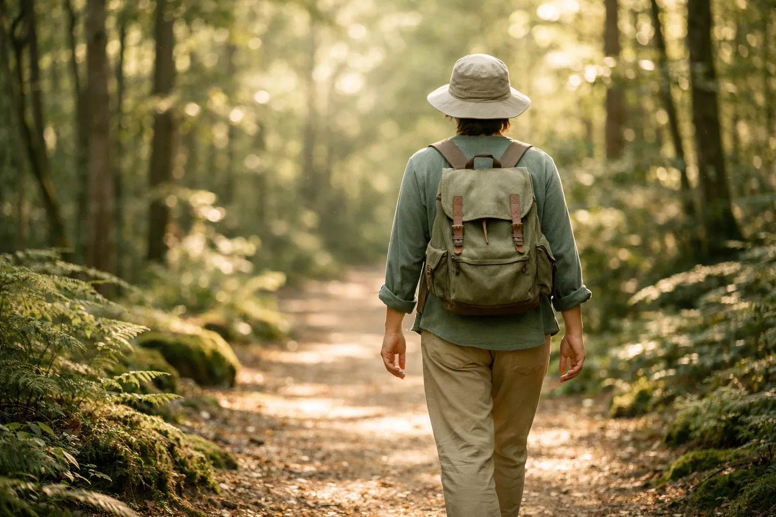 Caminhada mindful na natureza para reduzir o estresse mental