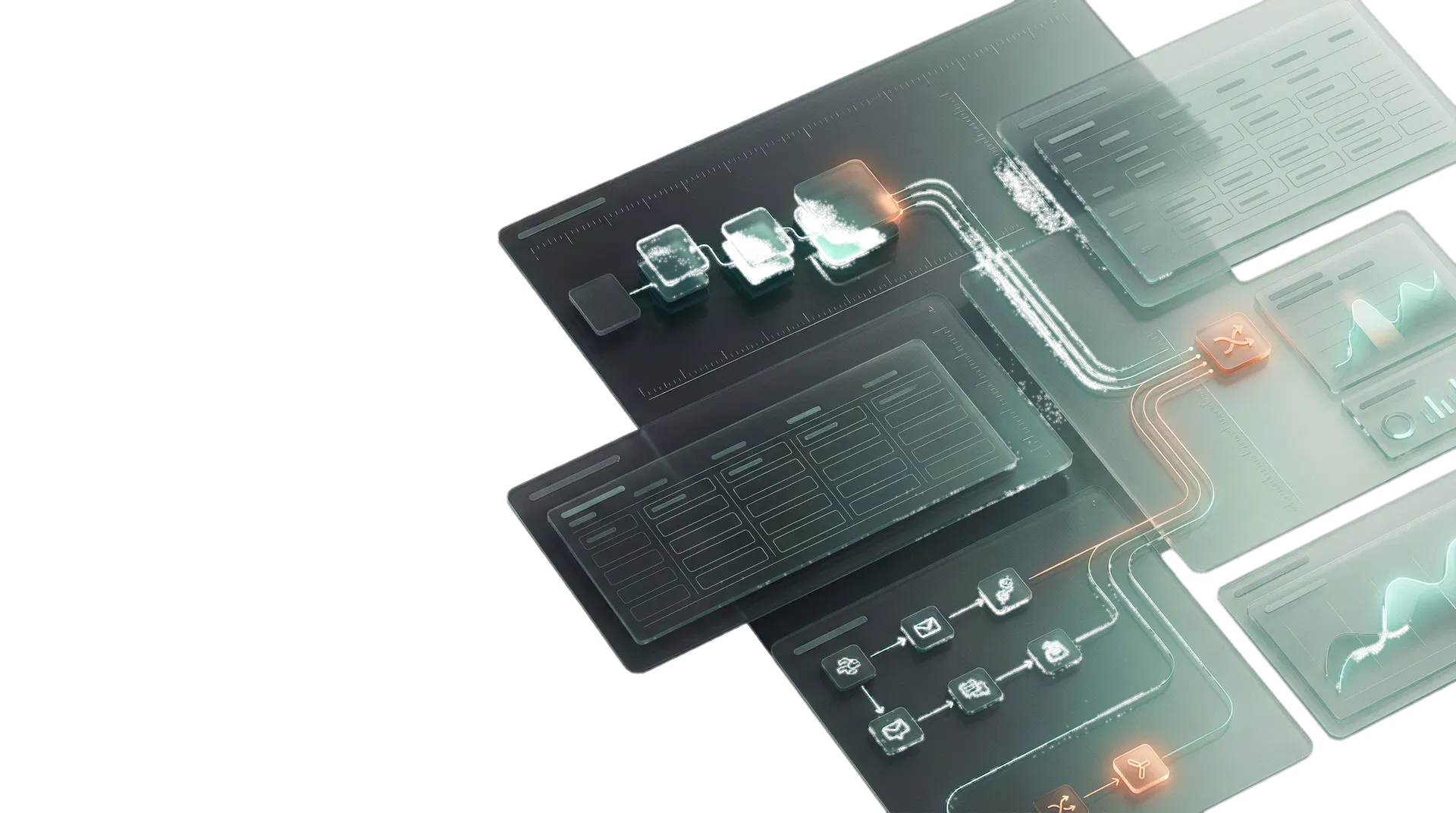 Abstract revenue systems interface visual