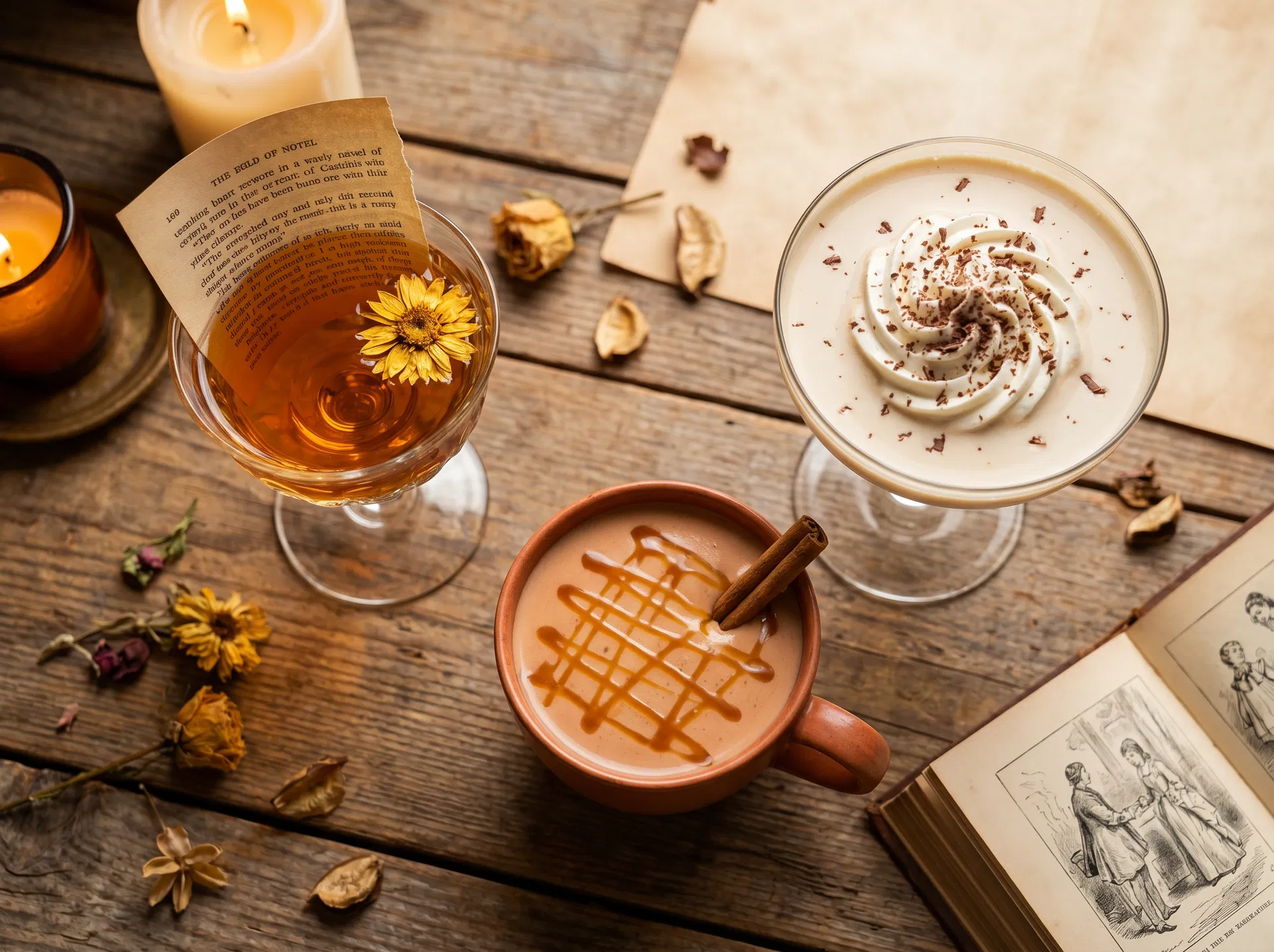 Book-Themed Mocktails