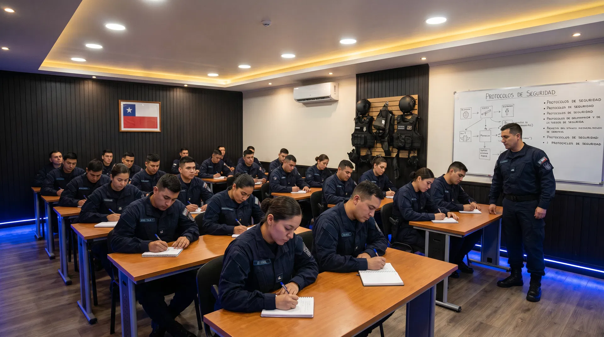 Sala de capacitación Vanguard Military Services