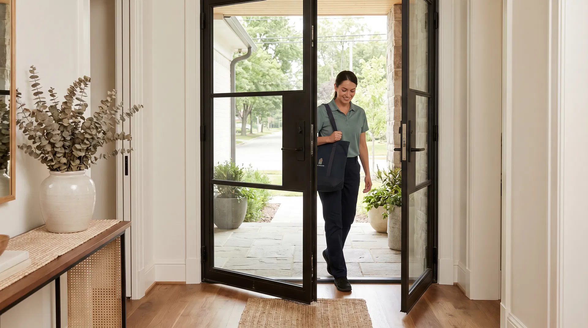 A tidy, well-maintained home supported by recurring cleaning.