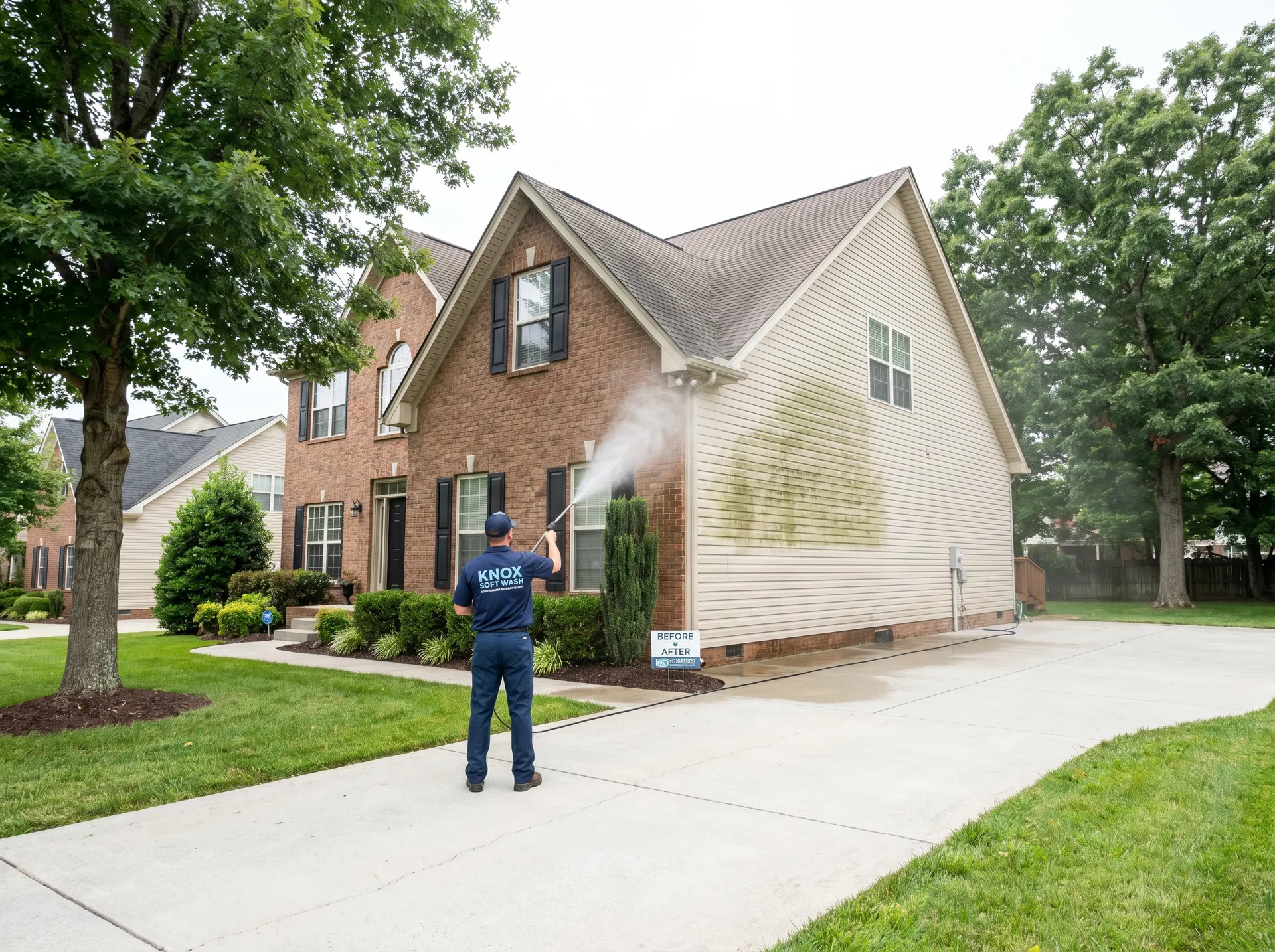 Soft Washing — House & Roof