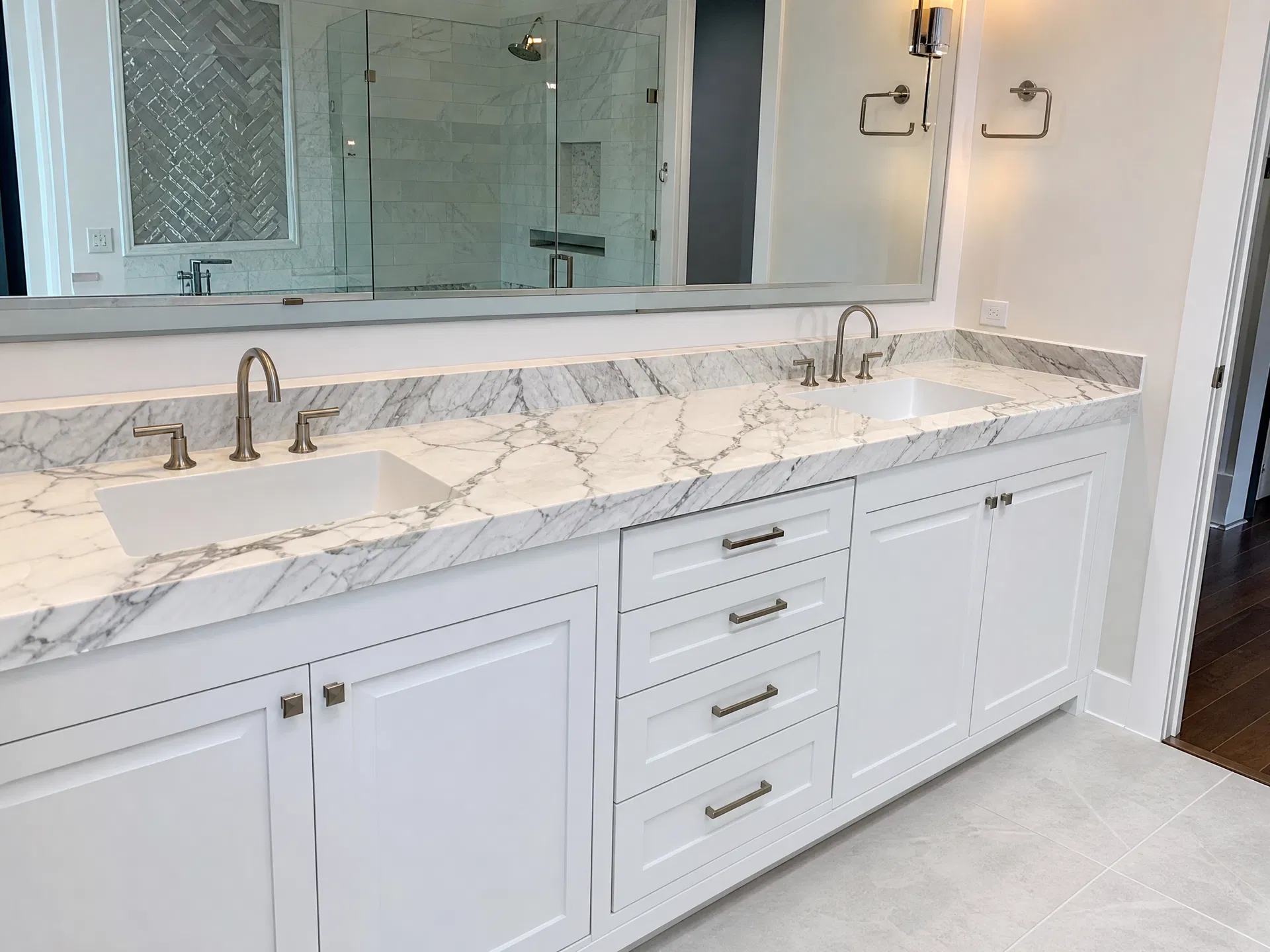 Marble Vanity Installation