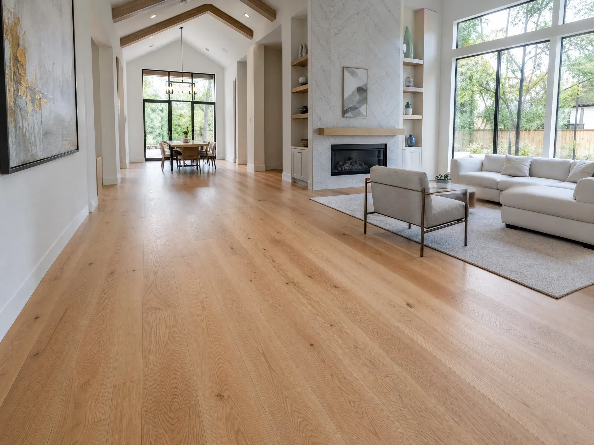White Oak Open Concept
