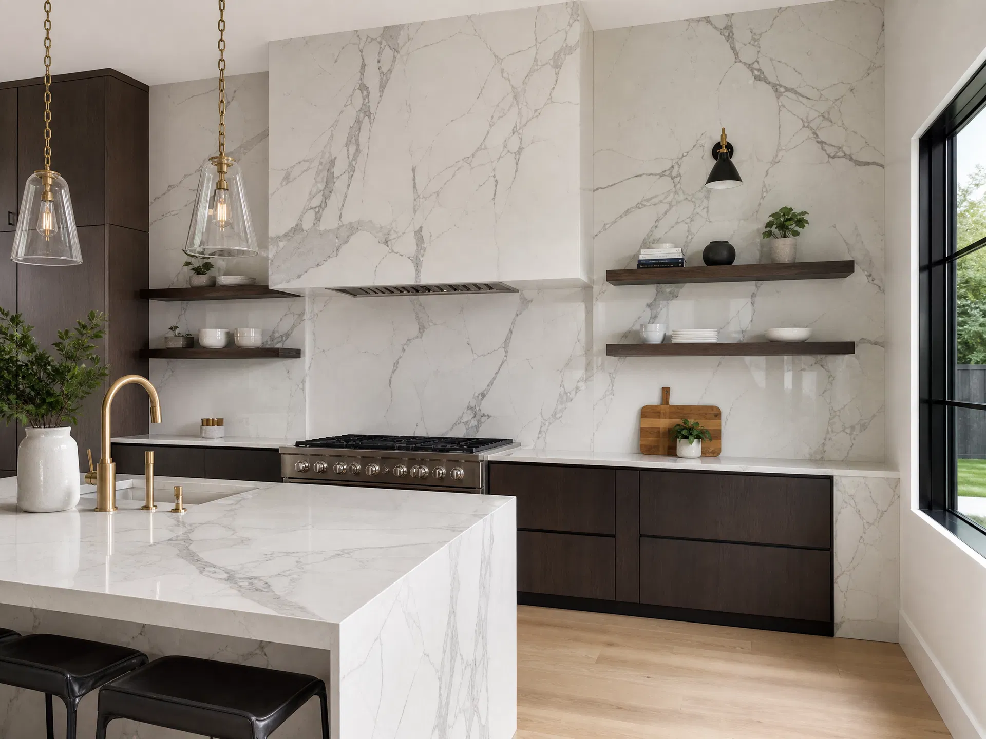 Full-Height Porcelain Slab