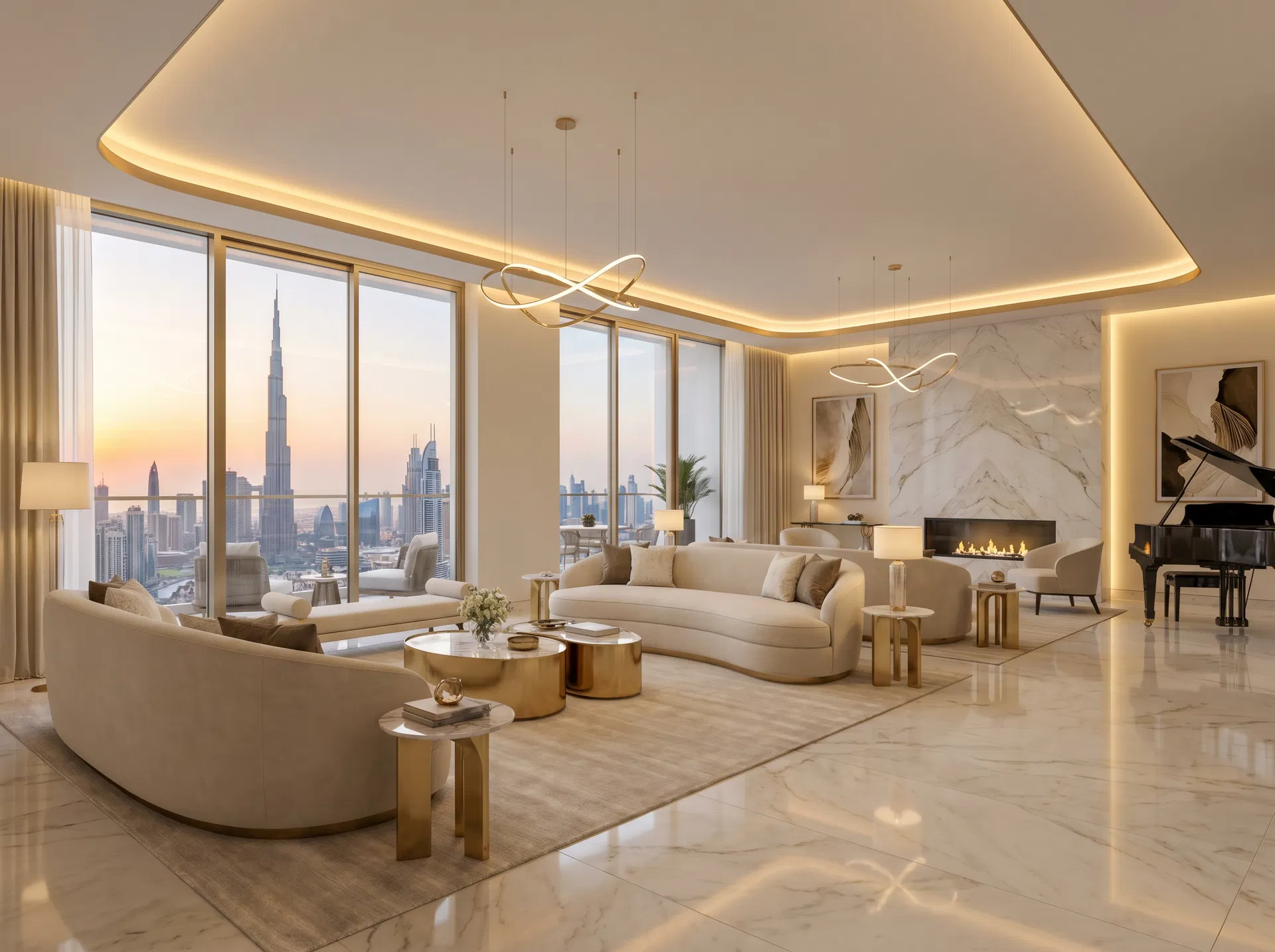 شقة فاخرة بإطلالة بانورامية